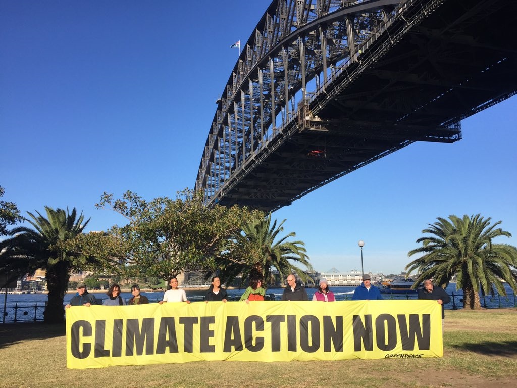 Greenpeace Protesters Dangle From Sydney Harbour Bridge | Shropshire Star