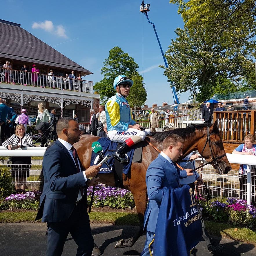 Nausha claimed a thrilling success in the Musidora Stakes