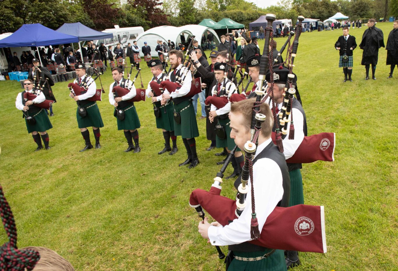 Thousands descend on Paisley for pipe band event The National