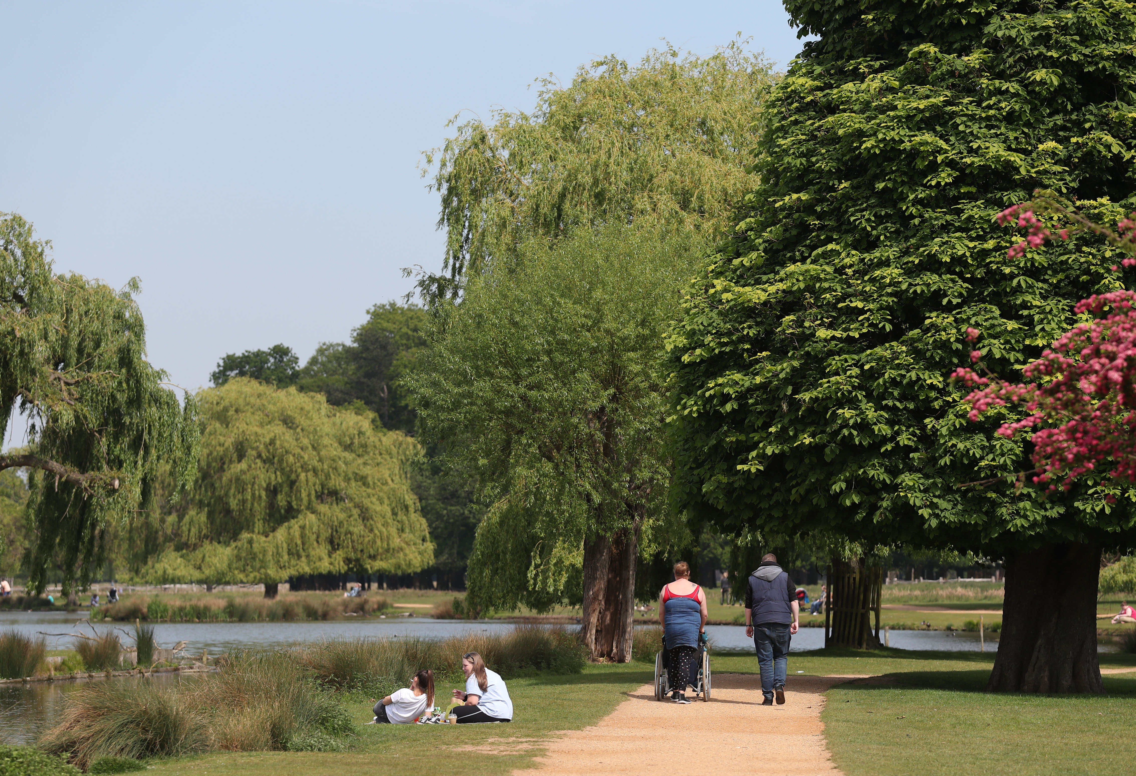 People in park