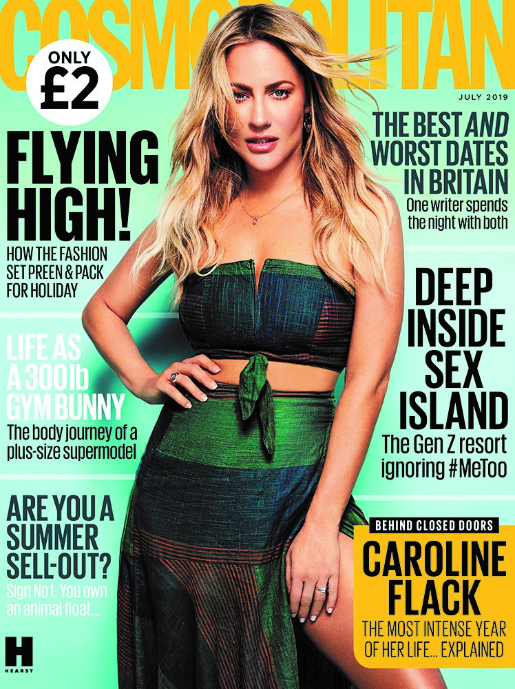Caroline Flack in Cosmopolitan magazine 