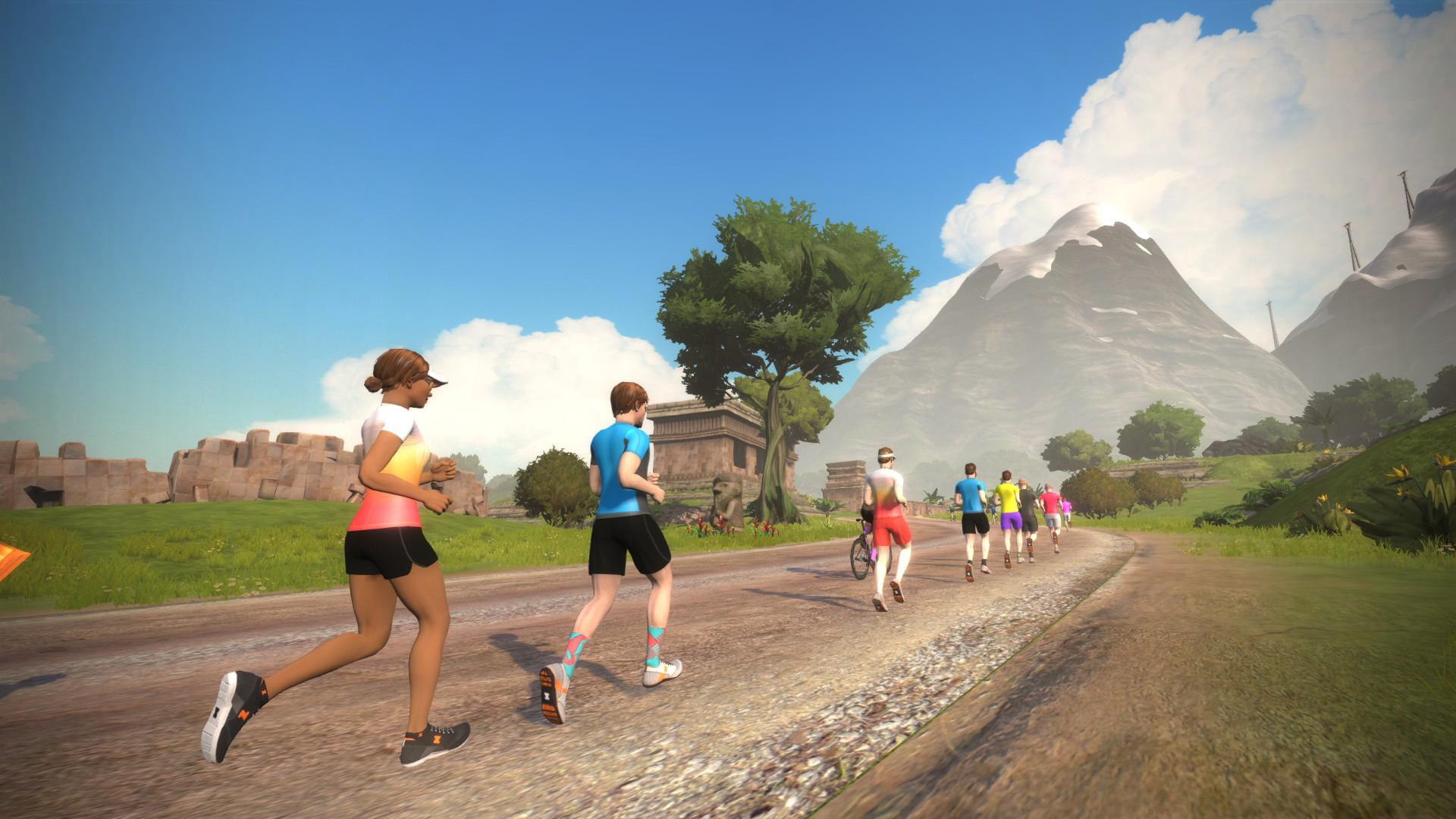 Бесплатная игра run. Zwift бег. Fast Running игра. Виртуальный бег по дороге. Игровое поле виртуальная игра на экране выбор.