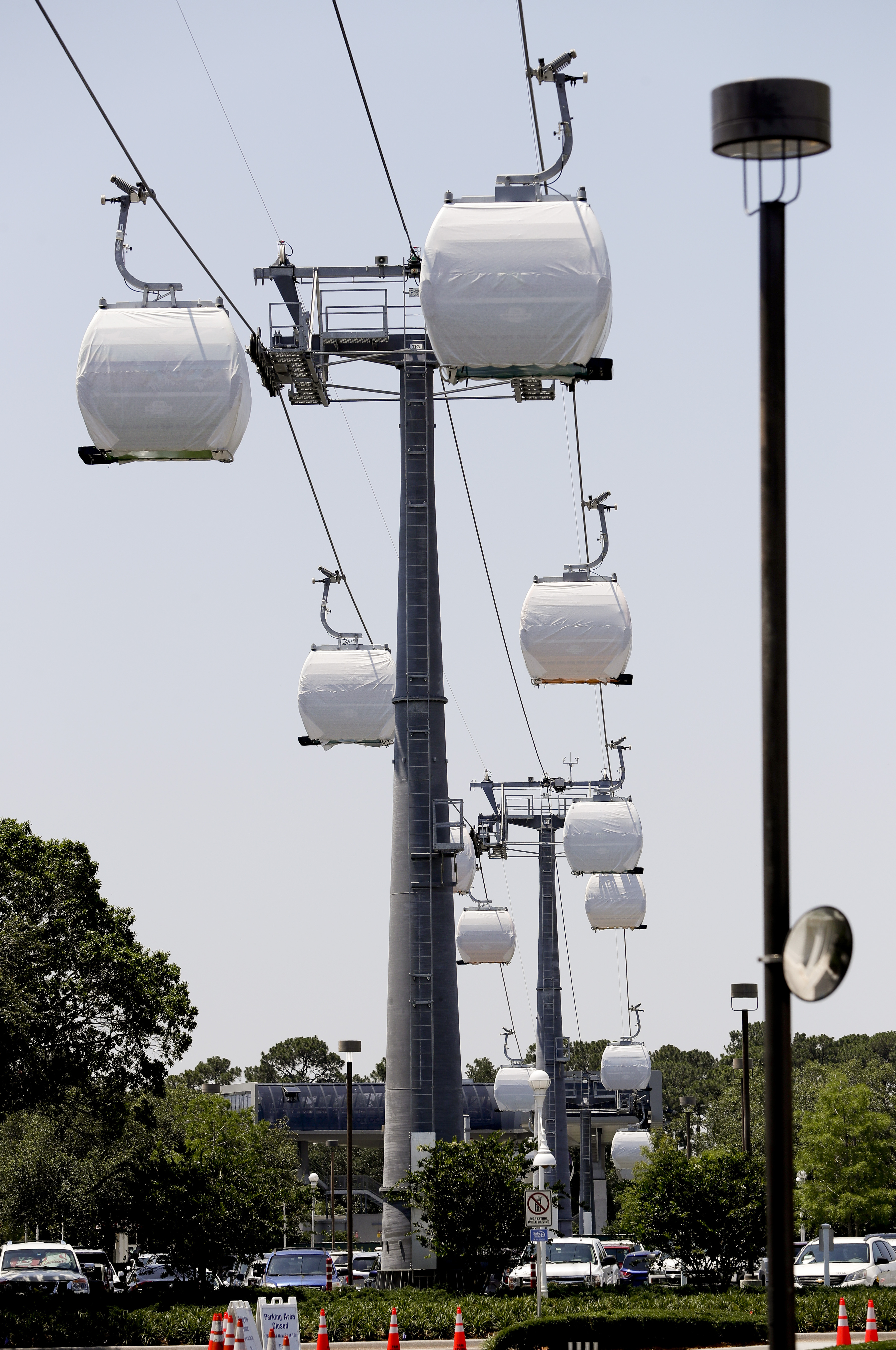 Gondolas are tested at Walt Disney World