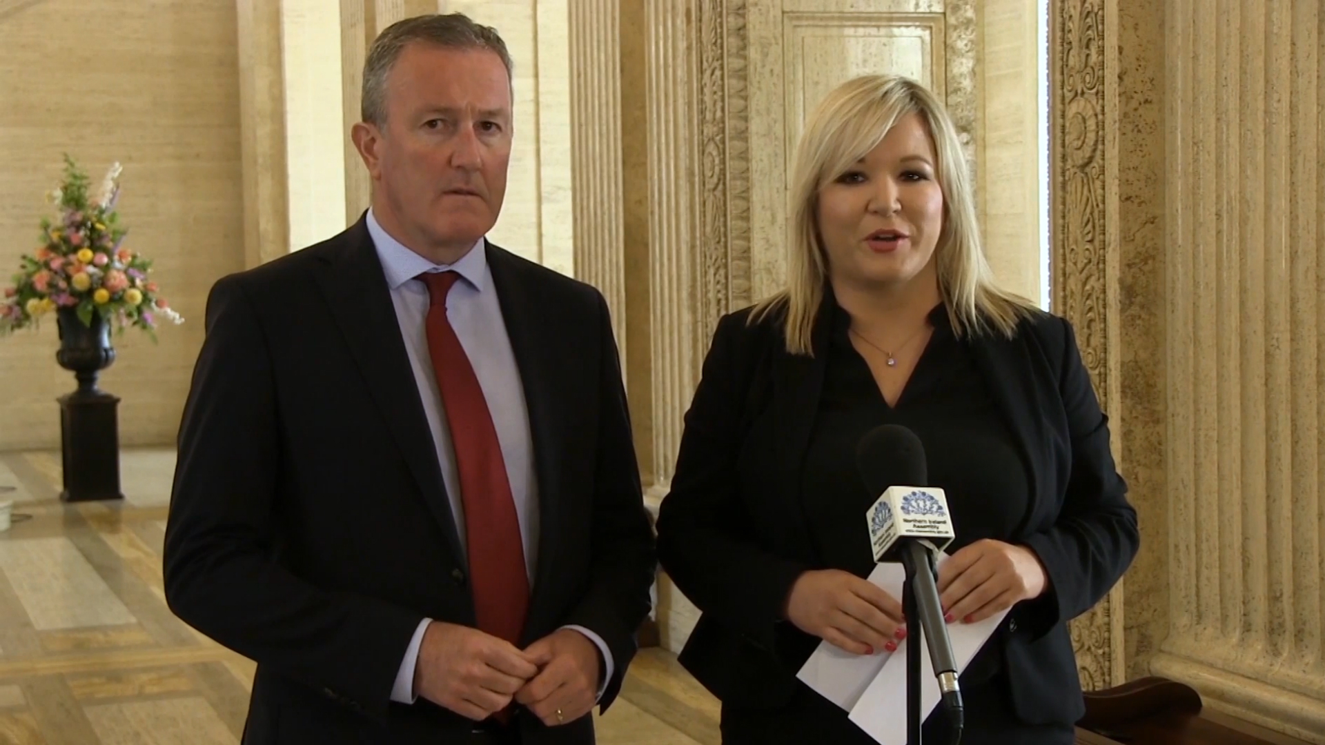 Robin Swann and Michelle O'Neill 