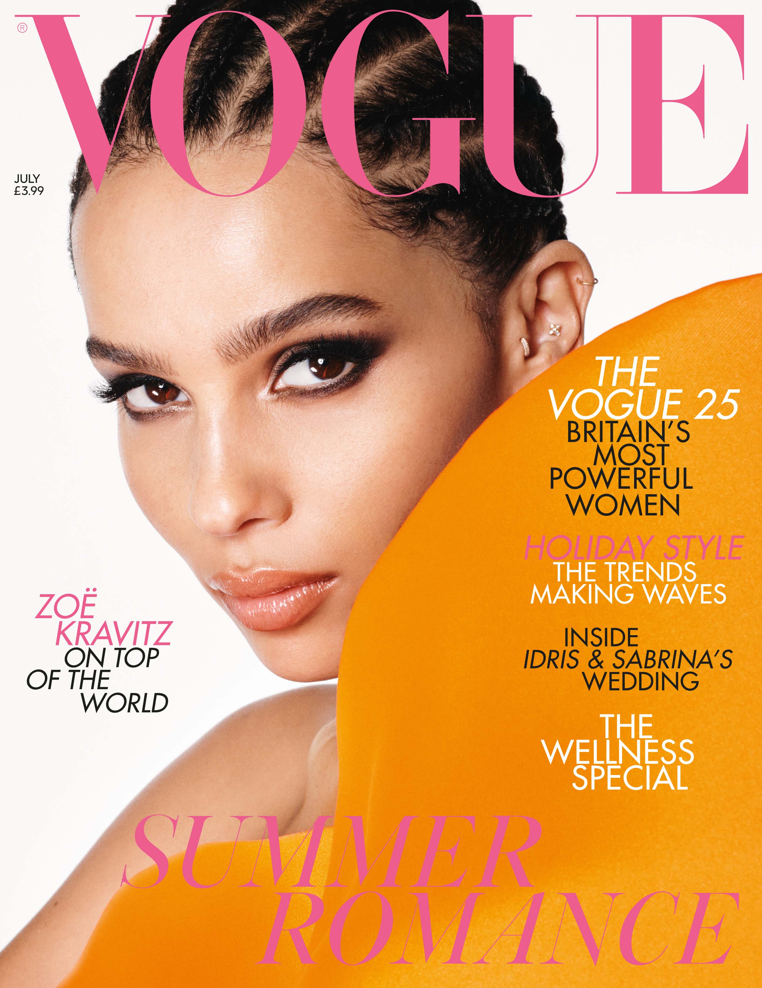 The July issue of British Vogue
