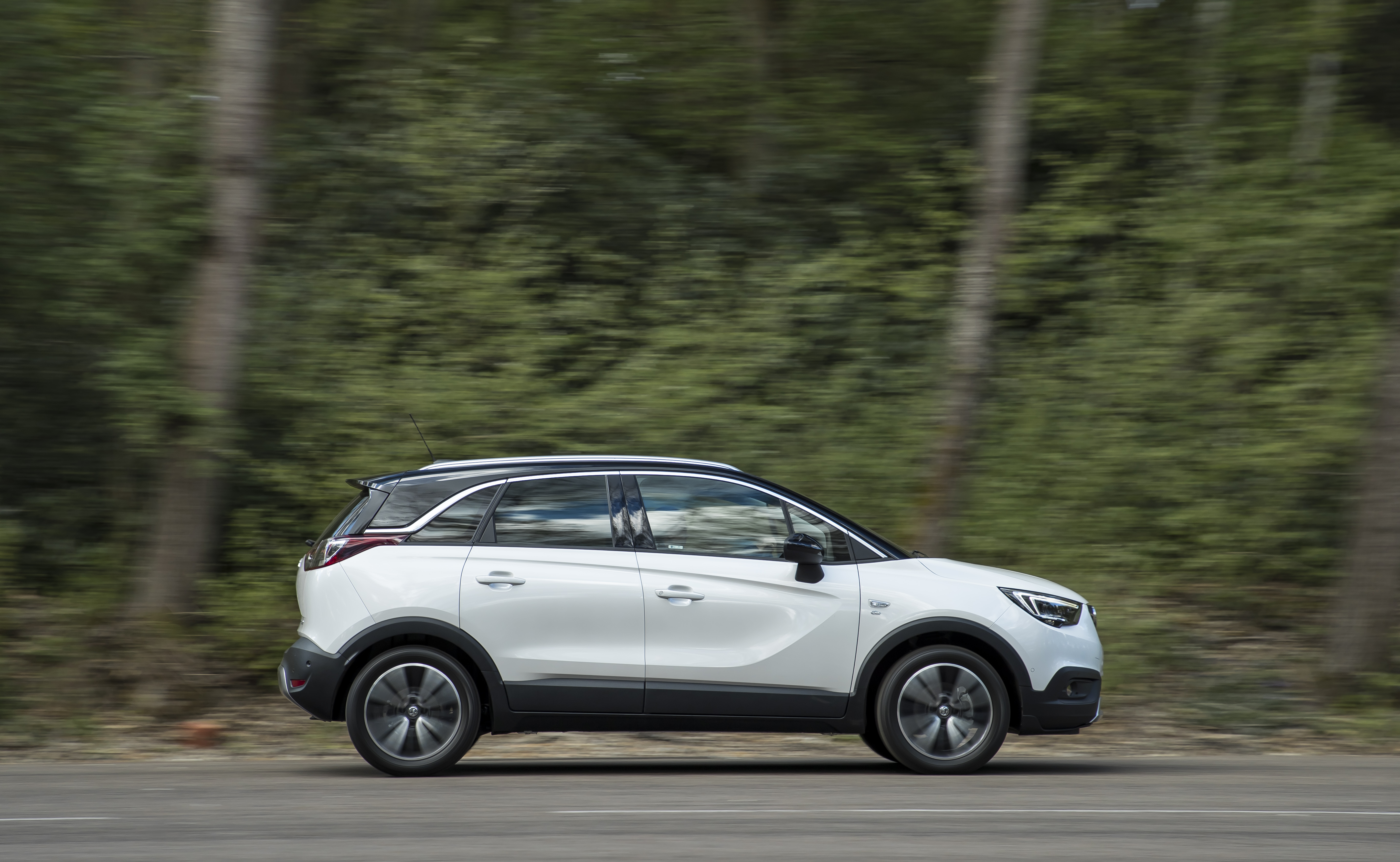 The Crossland X has a rounded design