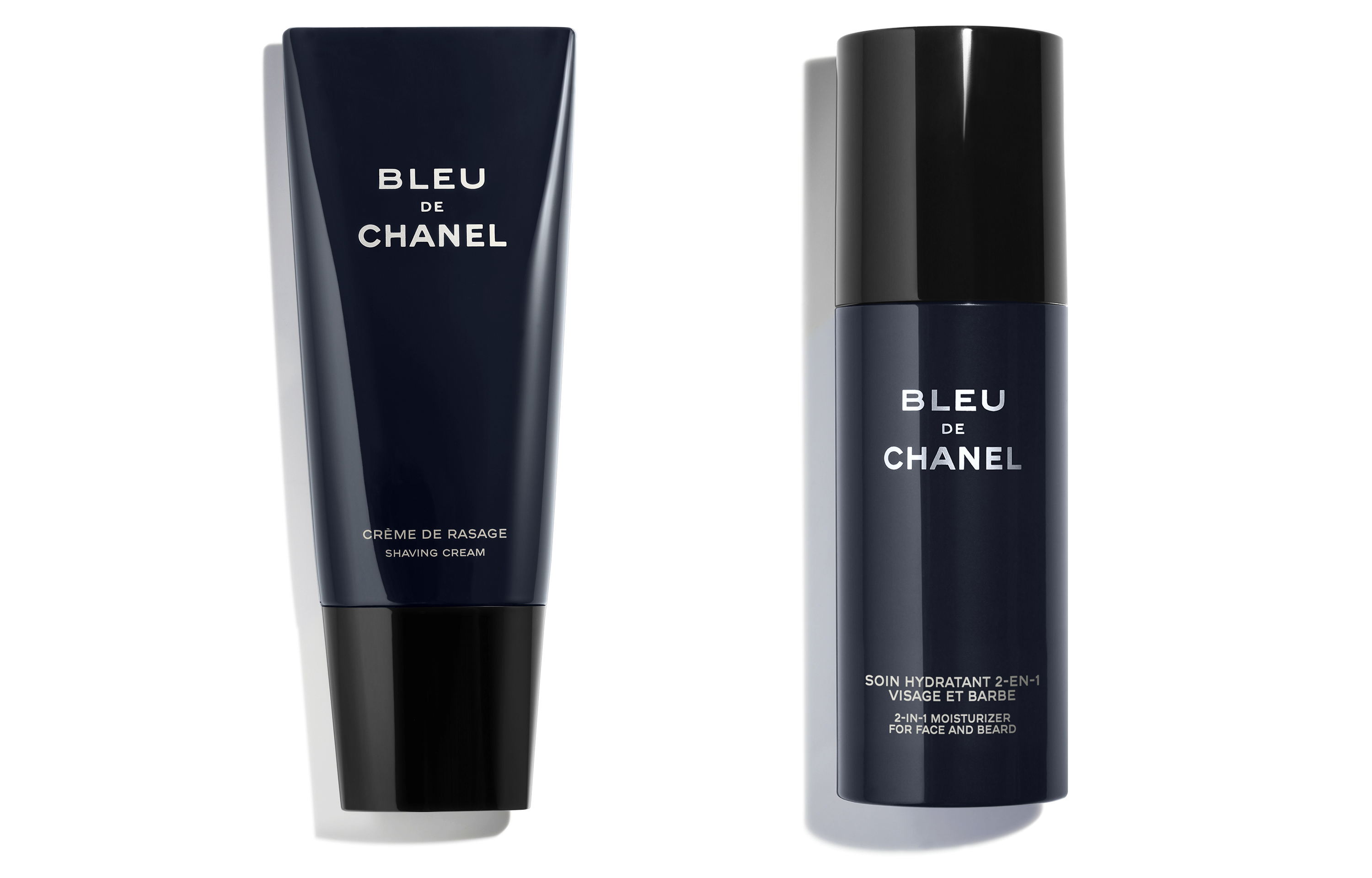 Chanel Bleu de Chanel Shaving Cream, and 2 in 1 Moisturiser for Face and Beard