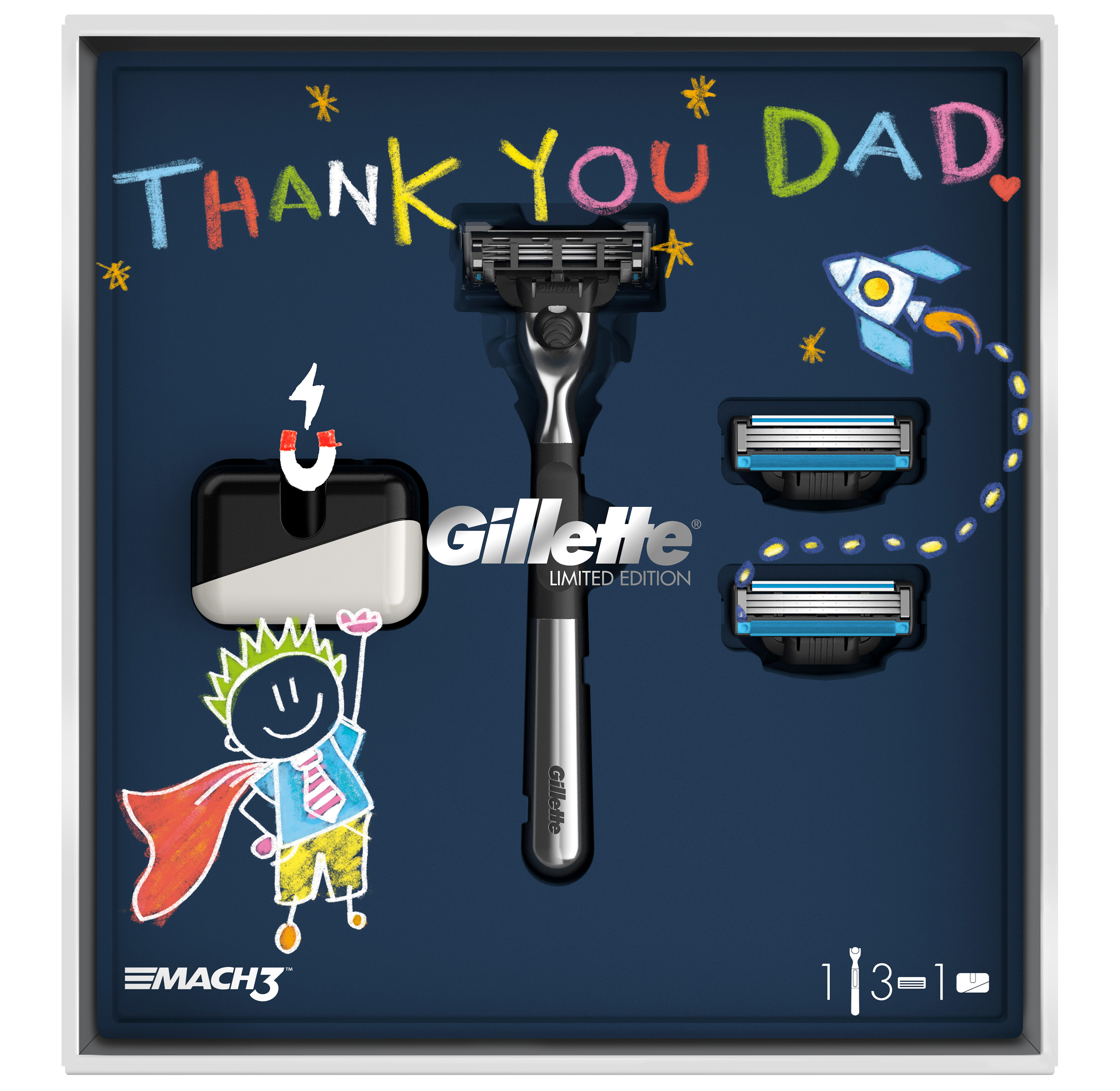 Gillette Mach 3 Limited Edition 2 Giftset