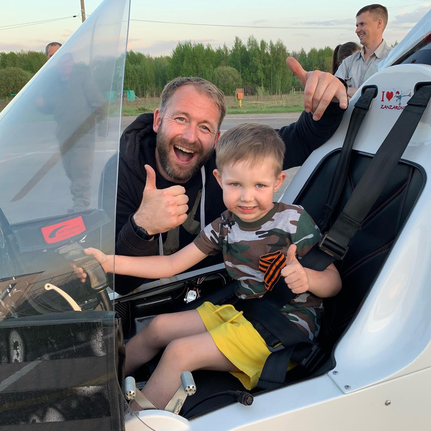 James Ketchell meeting locals in Russia