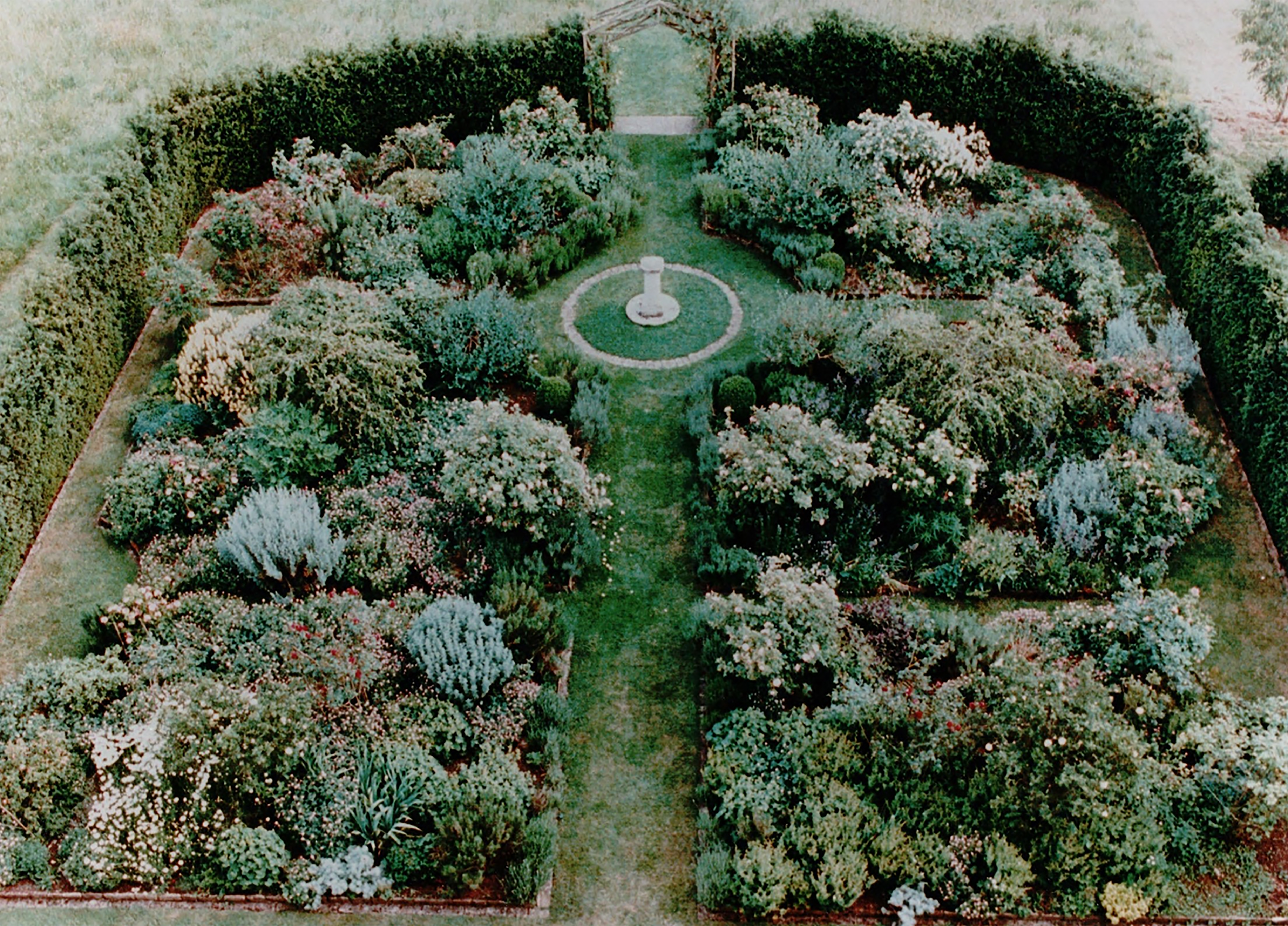 The beginnings of the Sundial garden