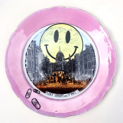 Ceramicist Carrie Reichardt has created this Smiley artwork for the show (Carrie Reichardt/PA)