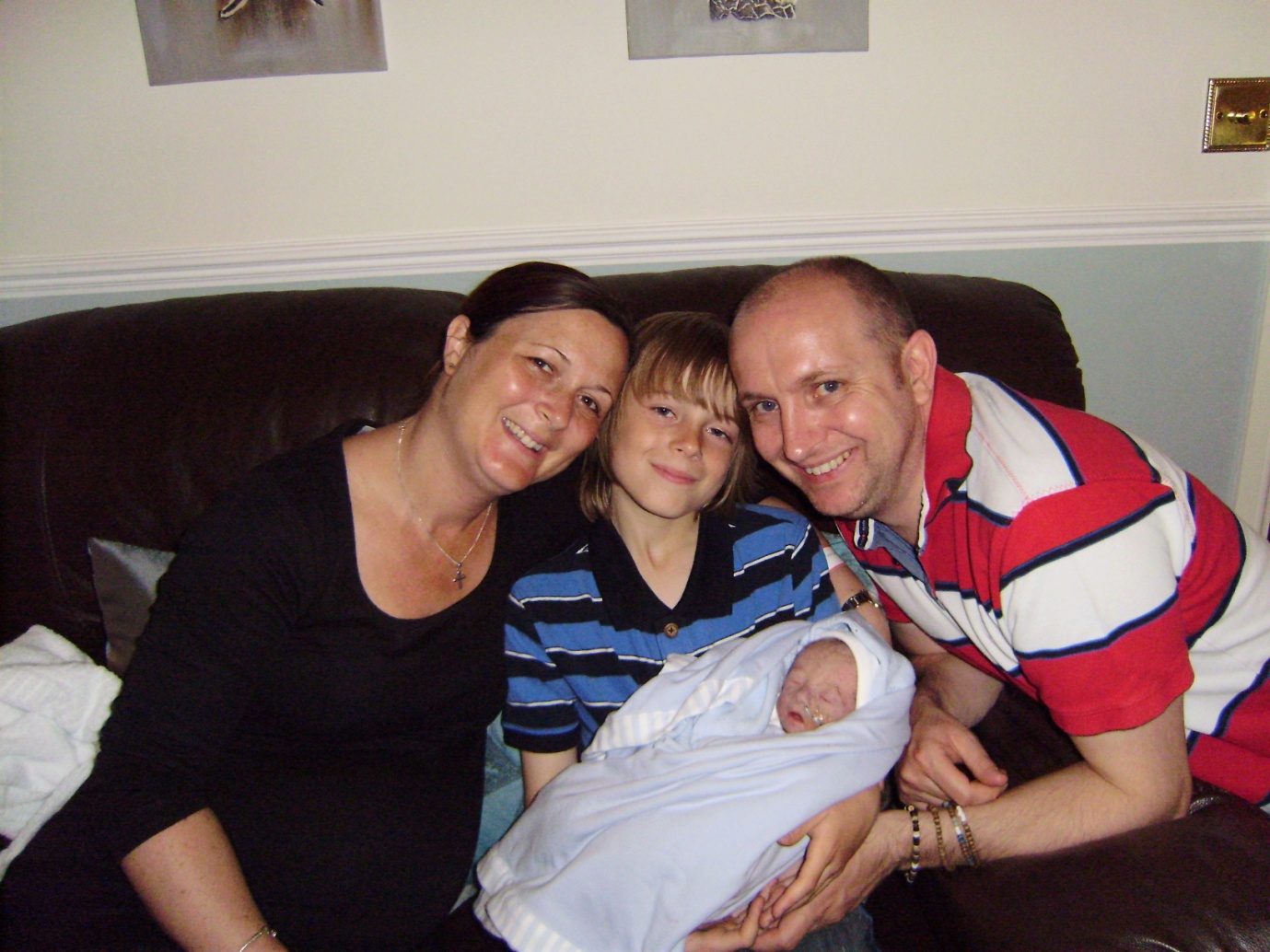 The Markham family in 2012 (East Anglia’s Children’s Hospices/PA)