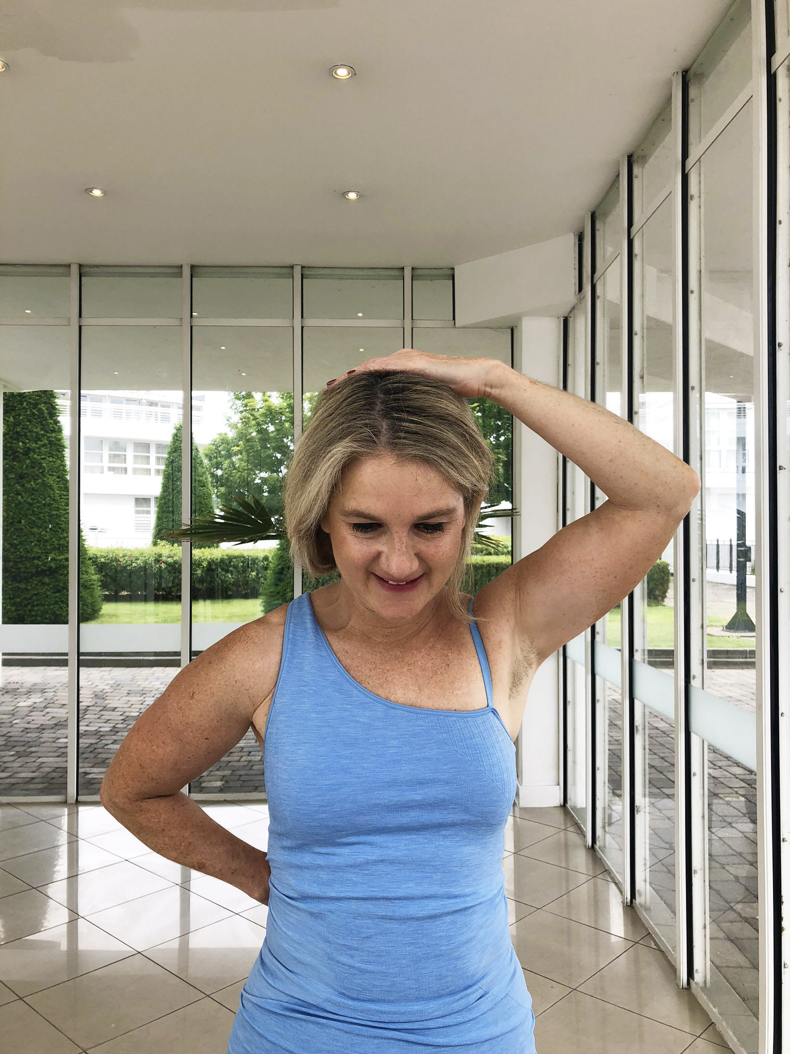 Trapezius stretch