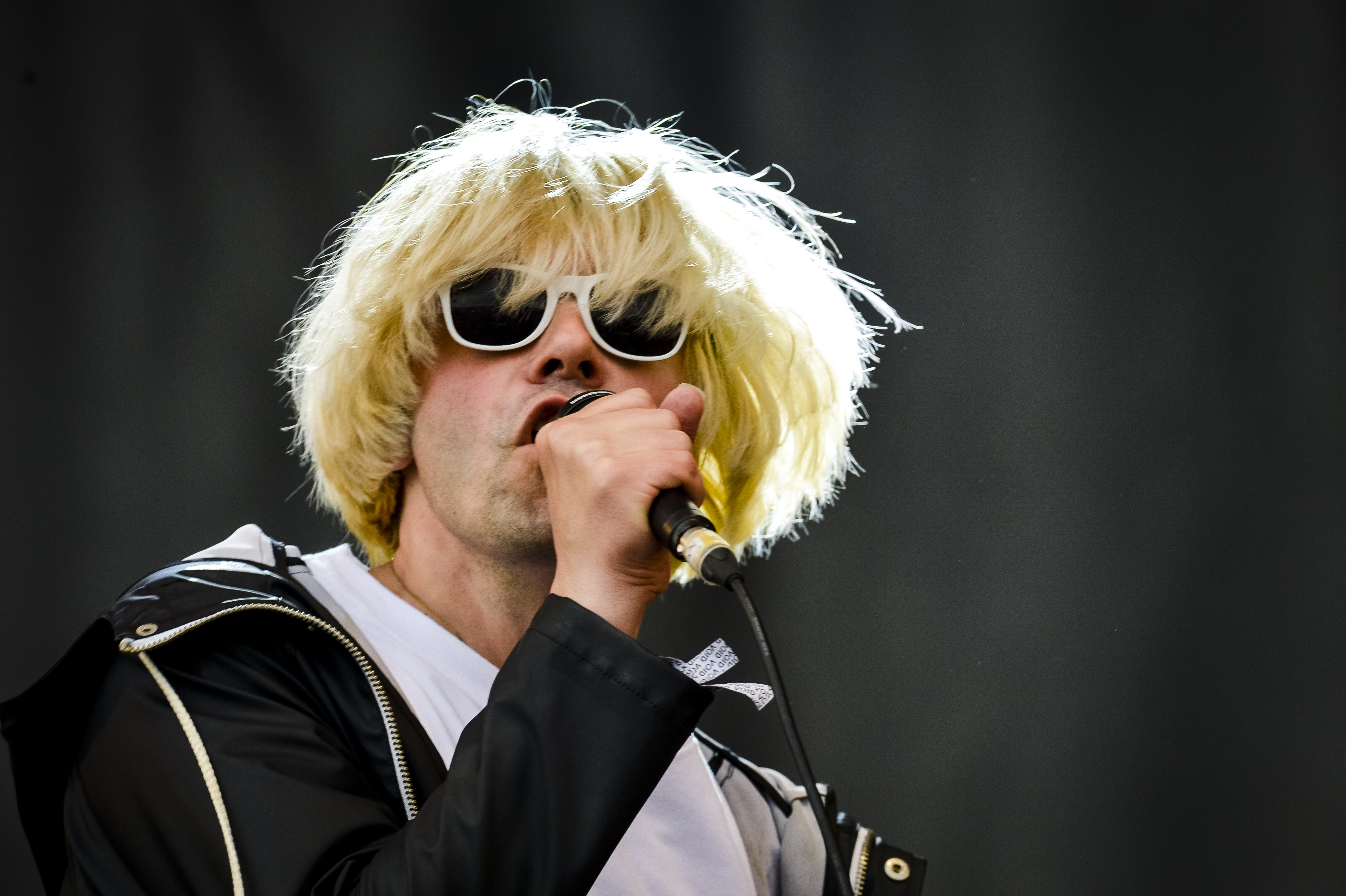 Tim Burgess at Glastonbury in 2015