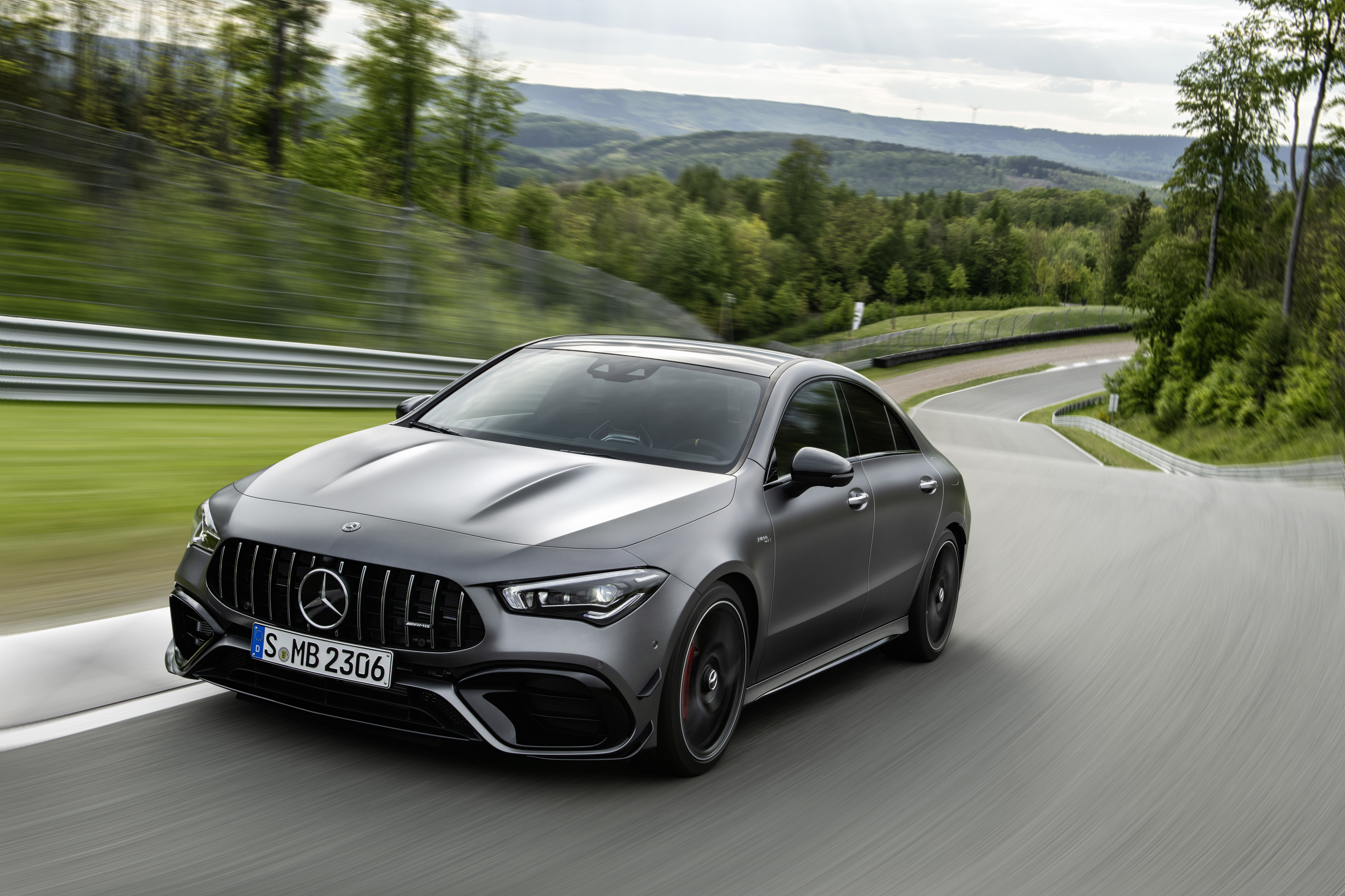 The CLA45 gets the same powertrain as the A45