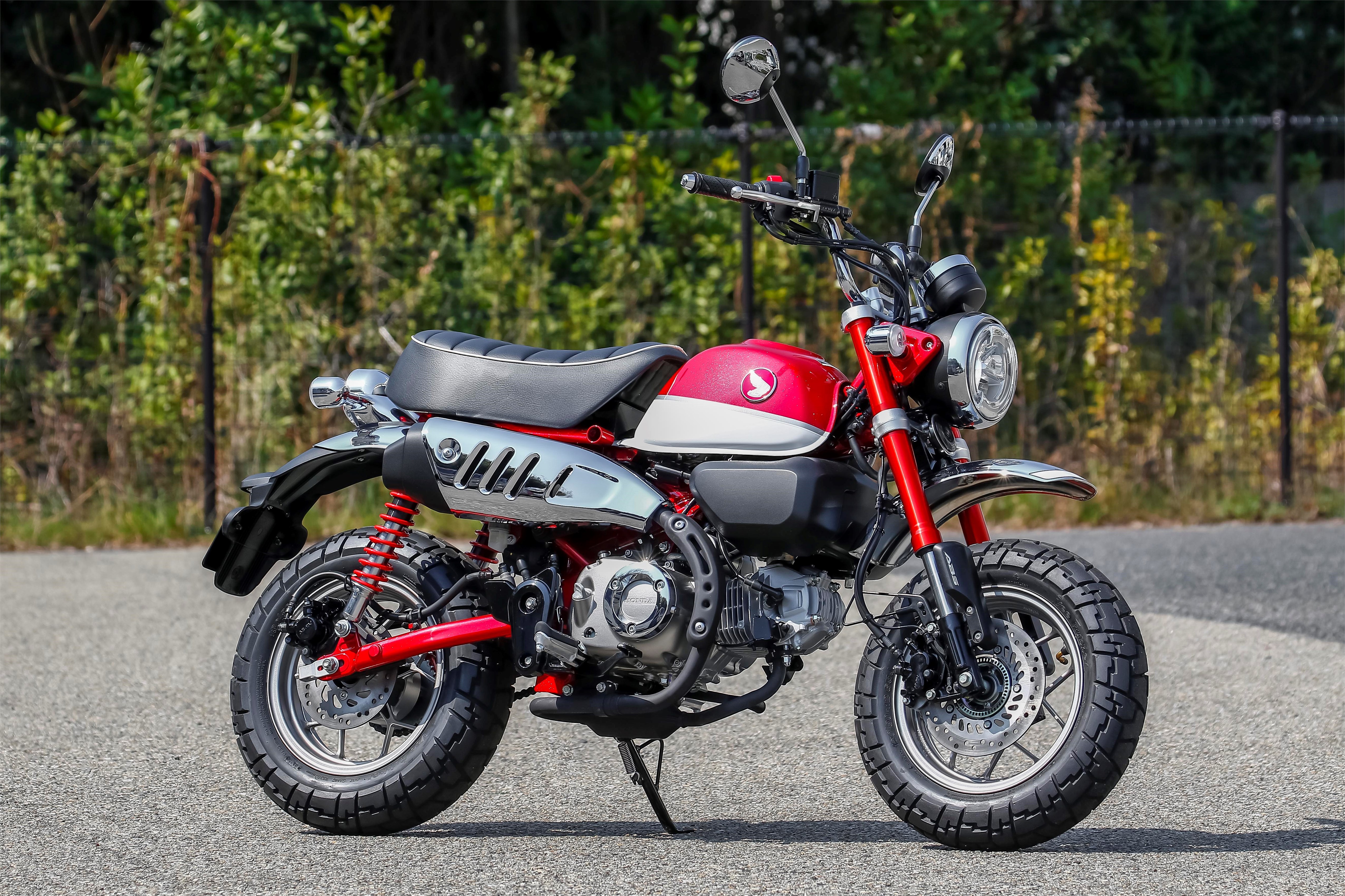 The Monkey is powered by a 125cc engine