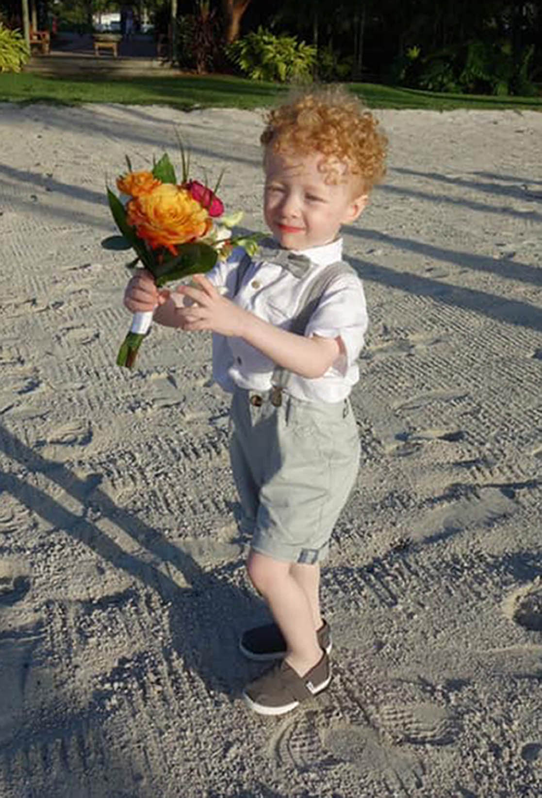 Archie at his parents' wedding in May 2018 (Family handout/PA)