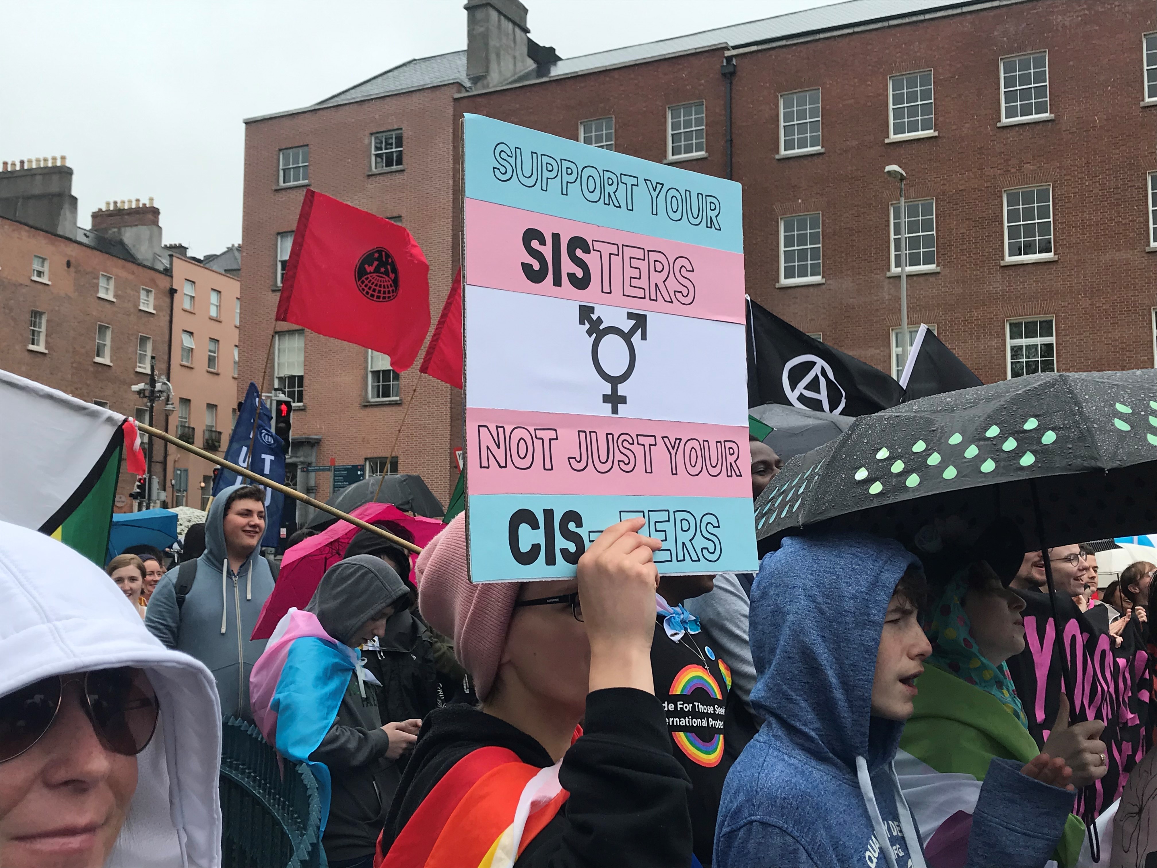 Trans protest