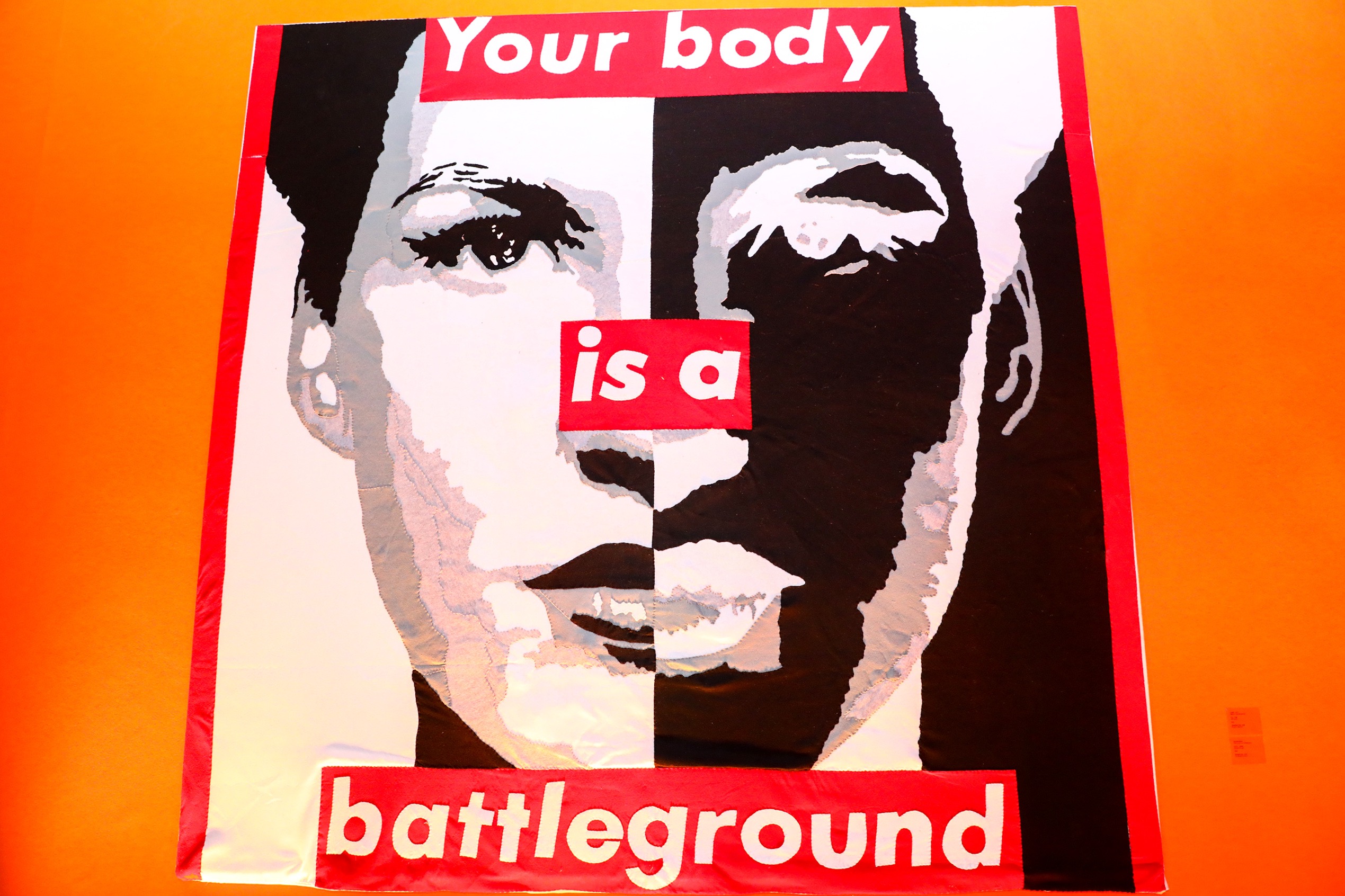 Sparrow's take on Barbara Kruger's 'Your Body is a Battleground' (M Woods/PA)