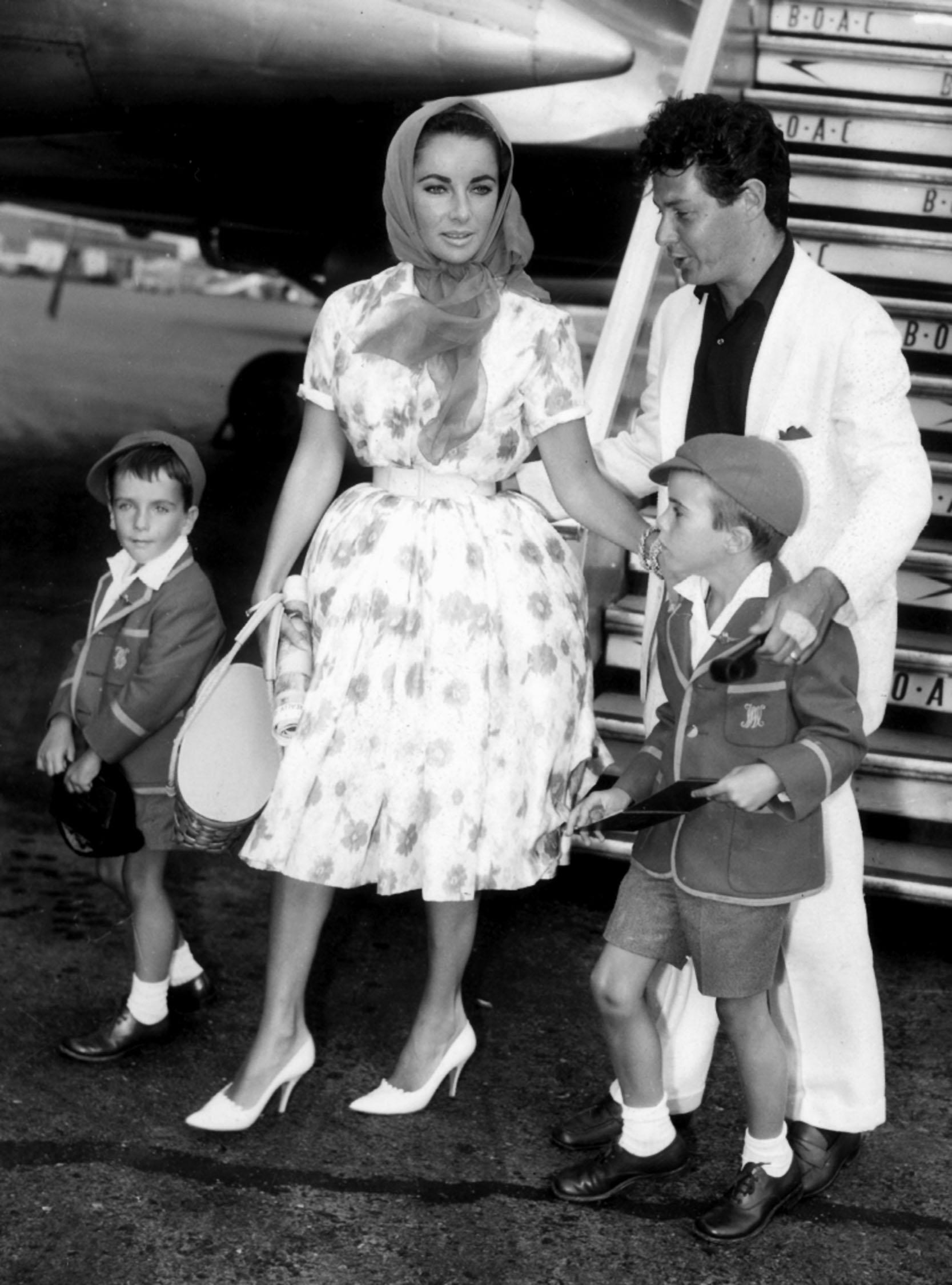 Taylor and family in 1959