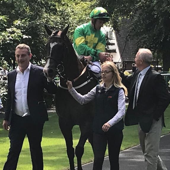 Kelly's Dino after winning at Haydock