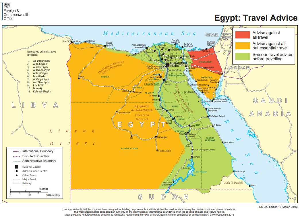 Foreign Office Egypt advice