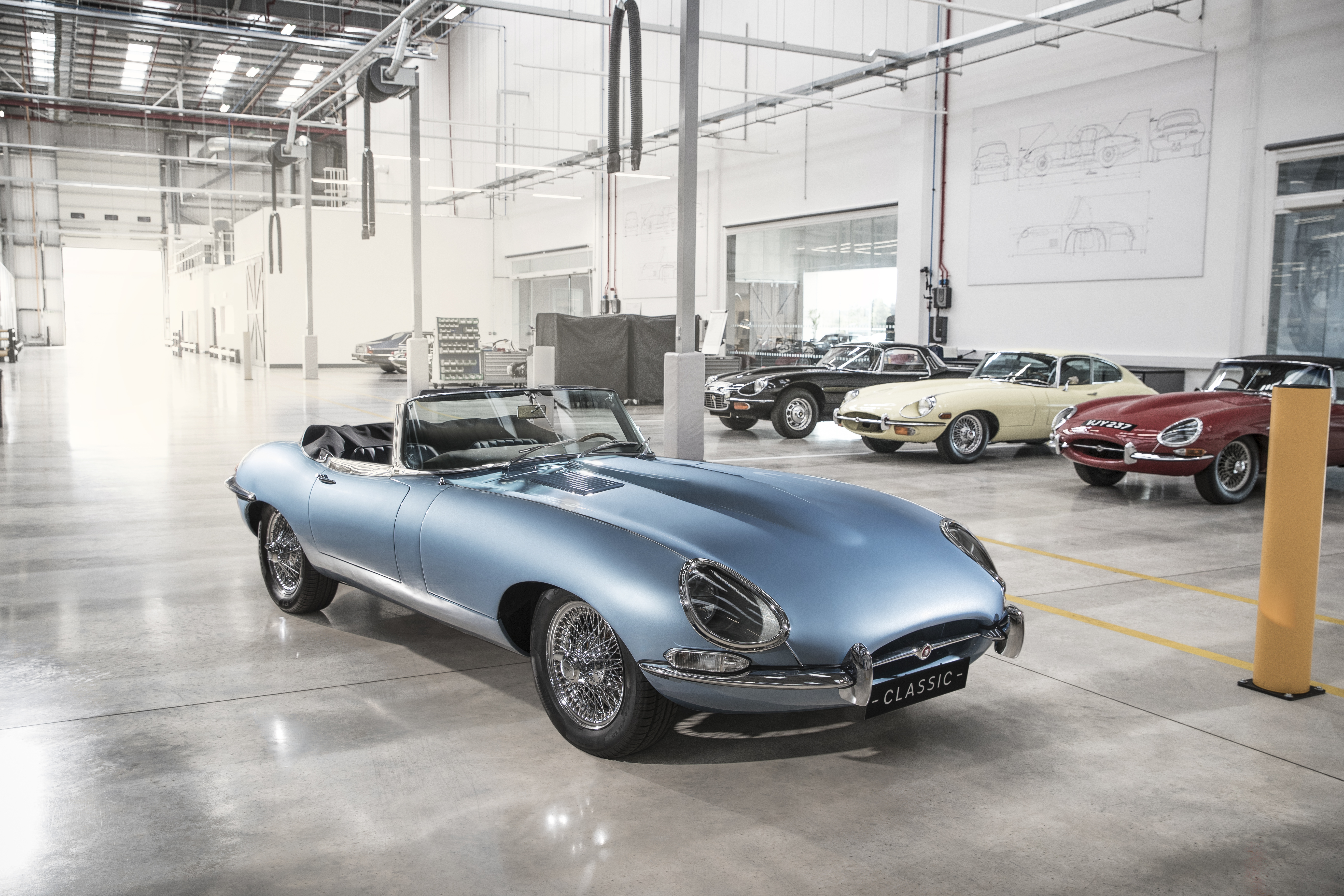 The E-Type Zero is an all-electric take on a classic