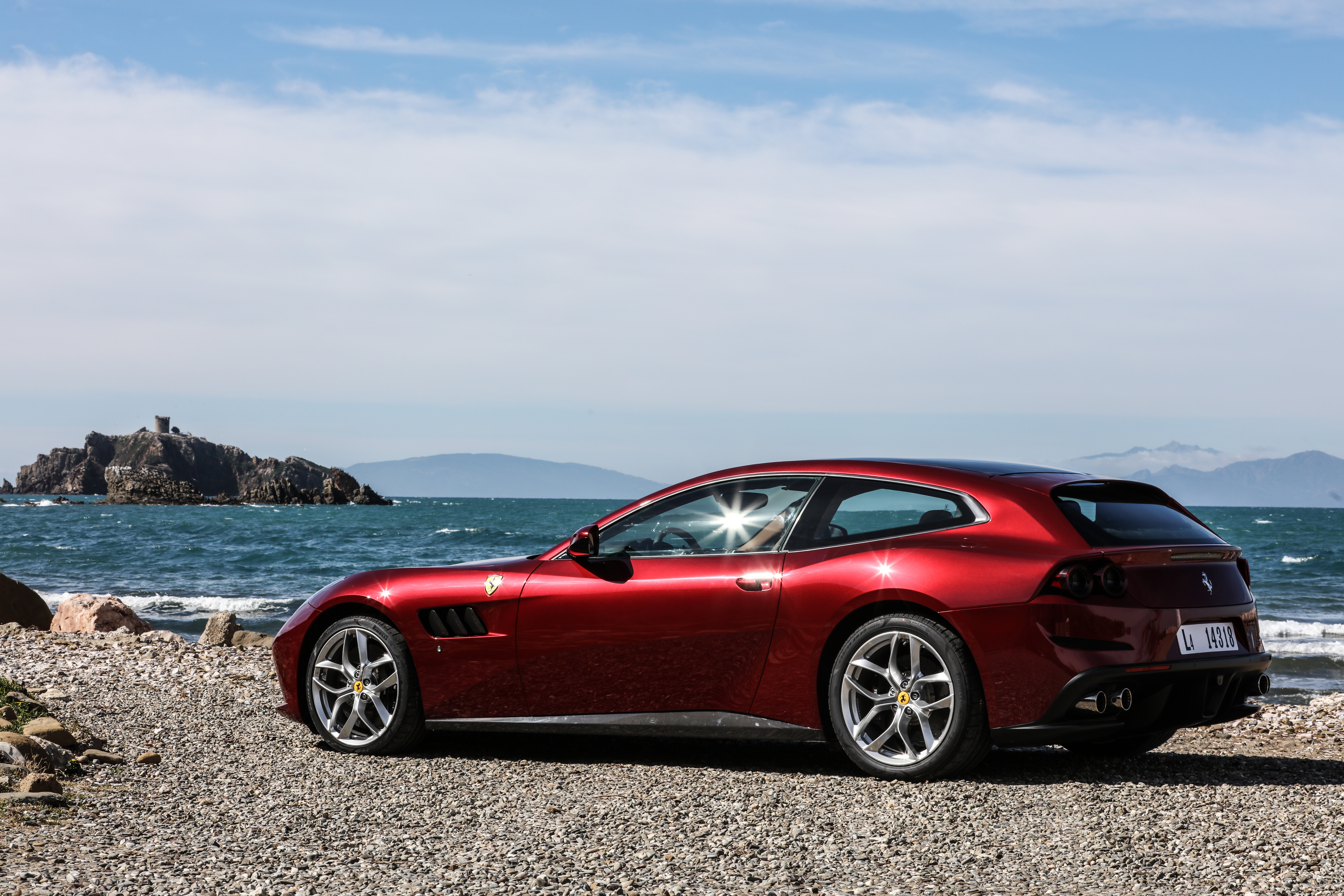 The GTC4 Lusso is available with either a V8 or V12 engine