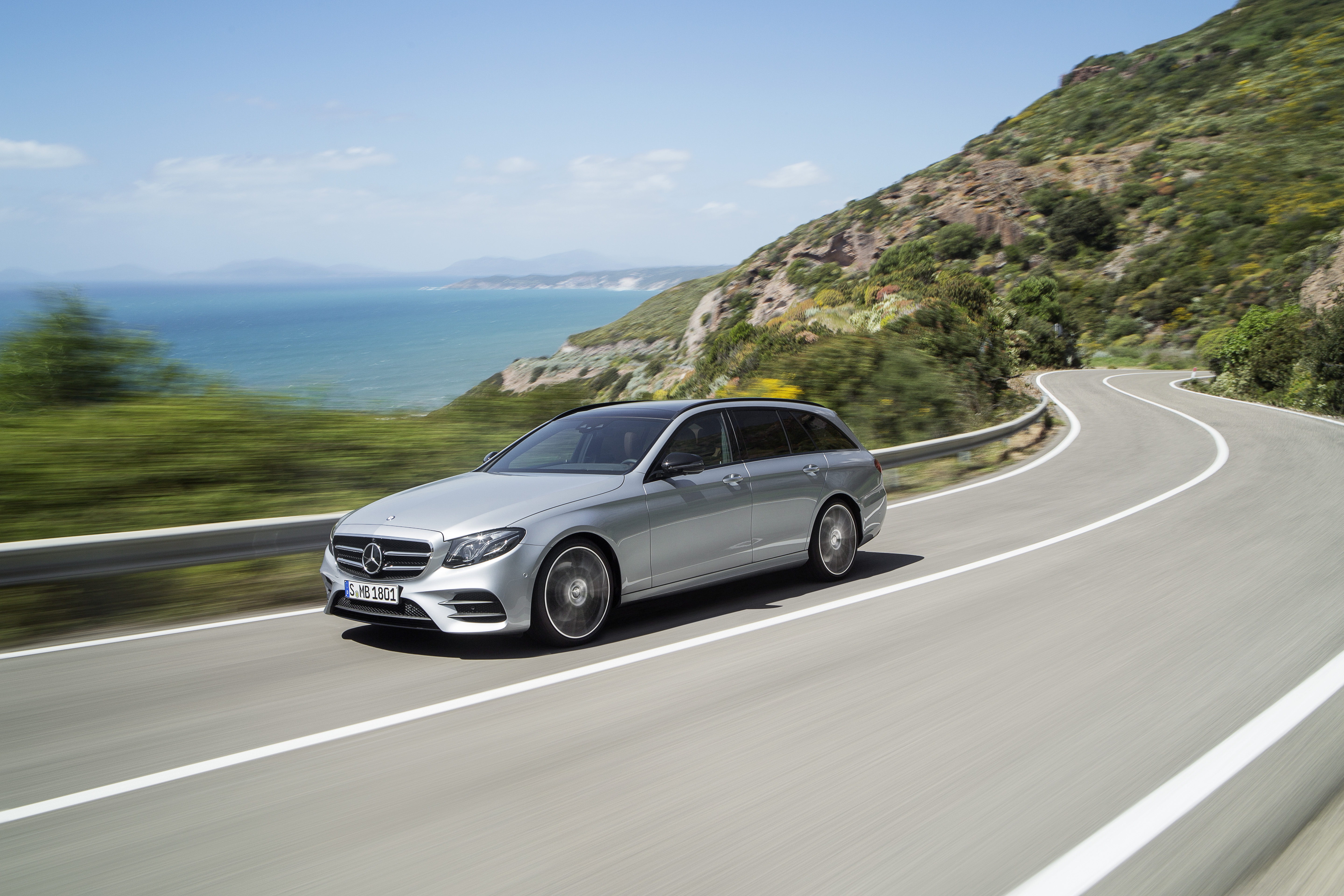 The E-Class Estate features a huge boot