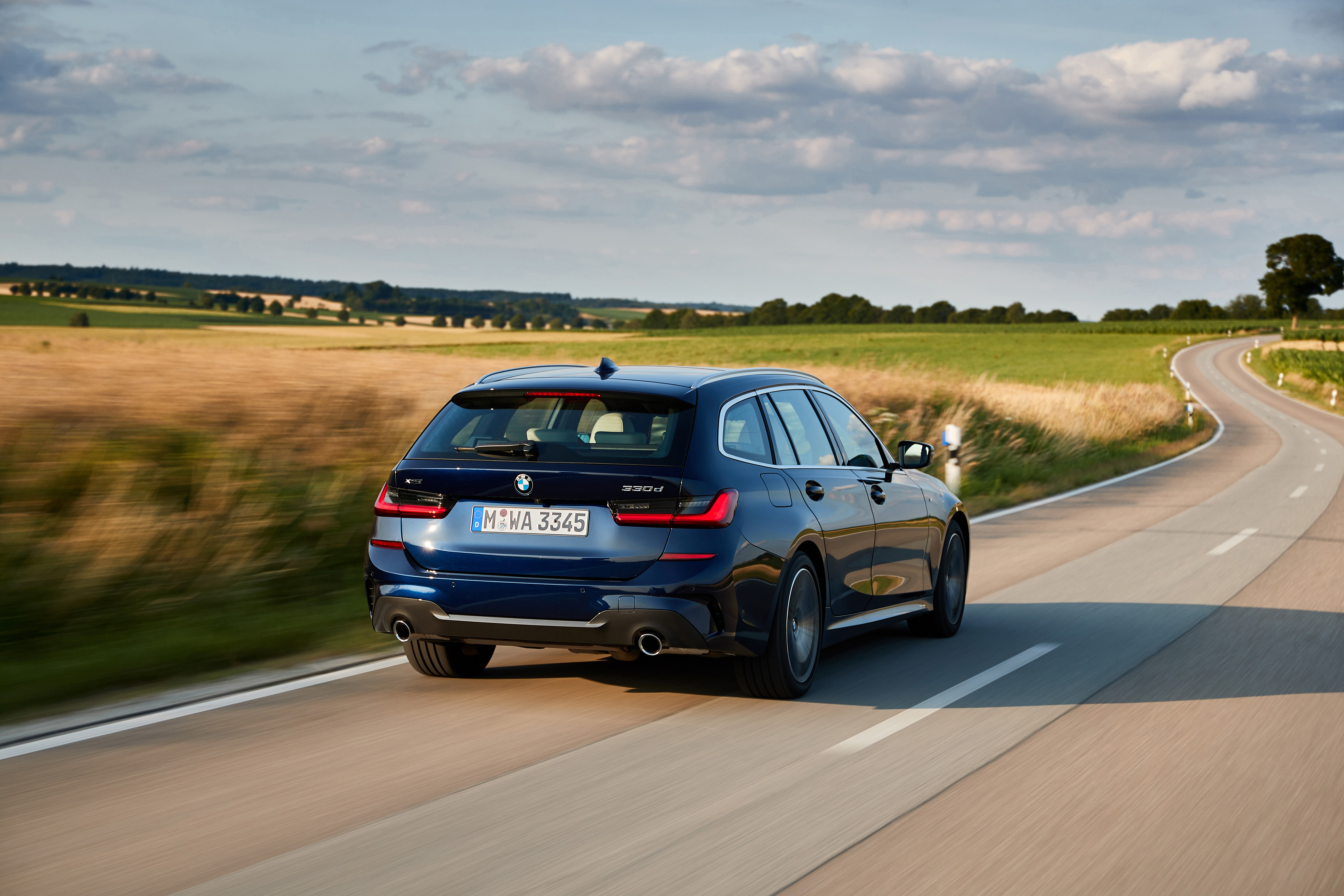 Sleek LED tailights give the car a dynamic look