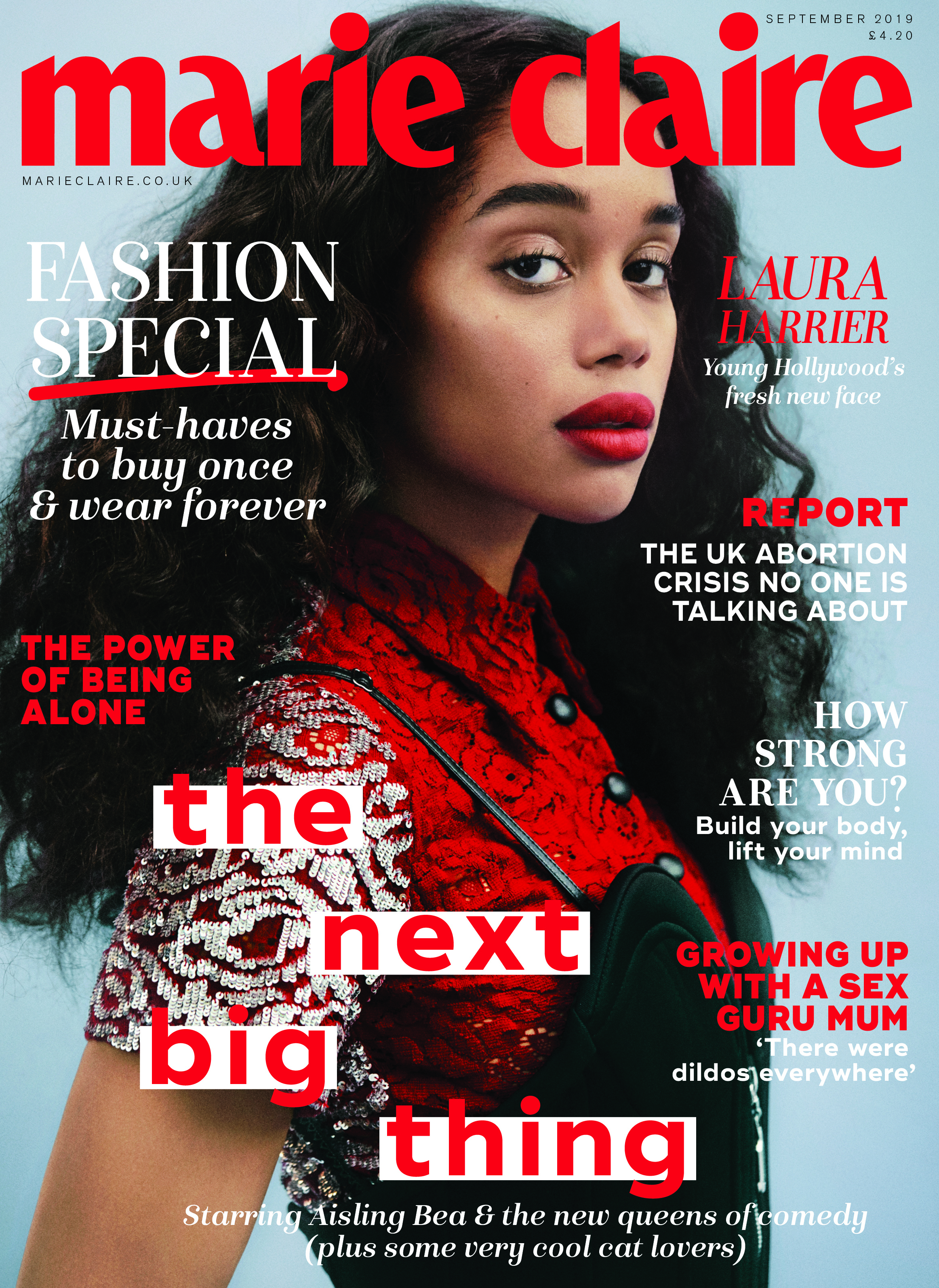 Laura Harrier in Marie Claire 