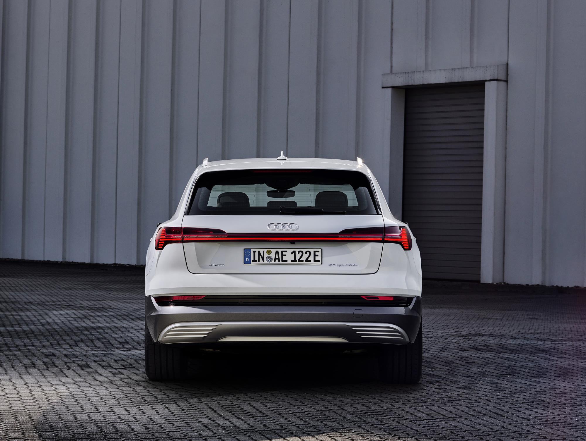 The rear of the car features a large light bar