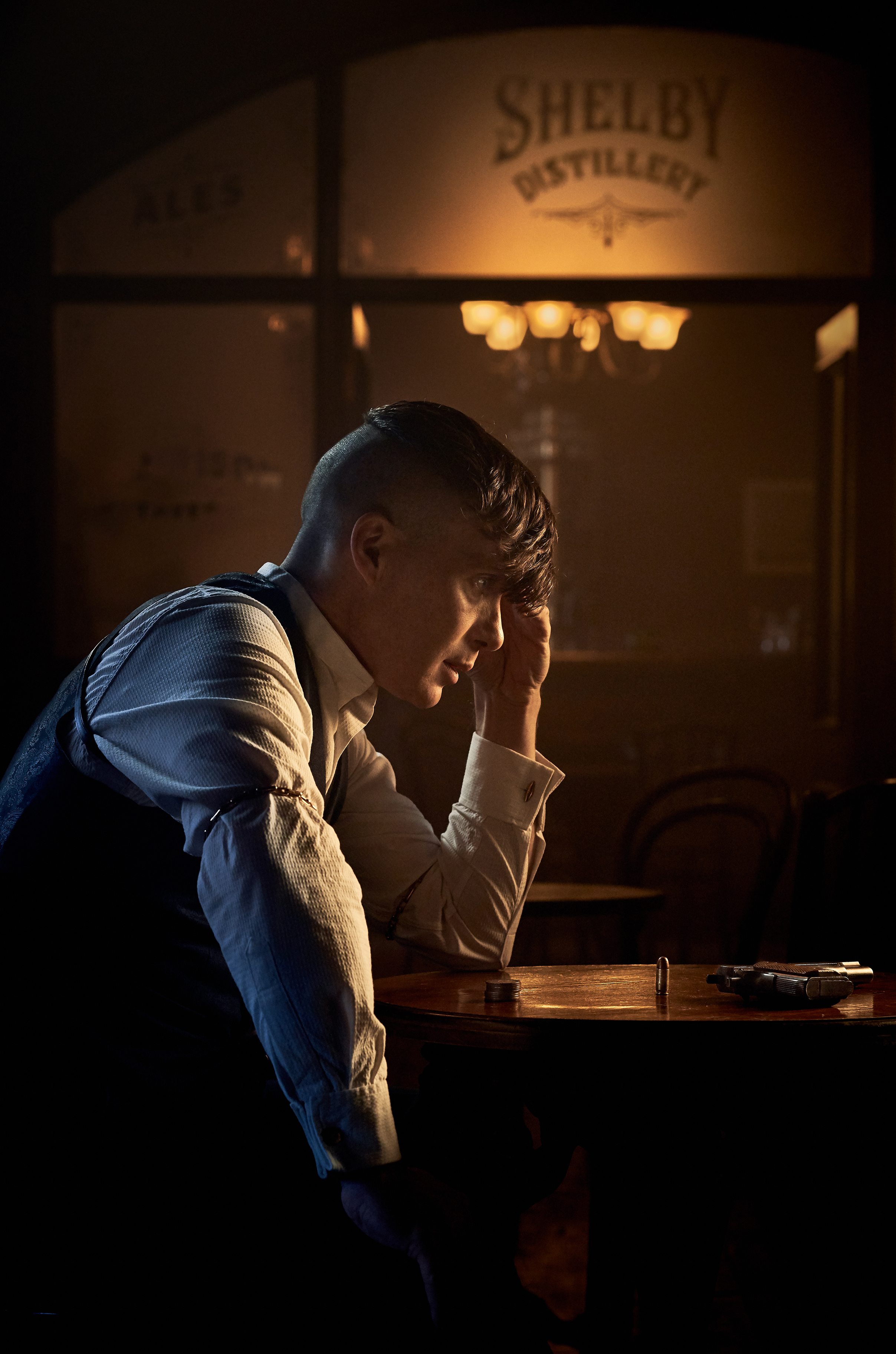 Cillian Murphy as Tommy Shelby in Peaky Blinders