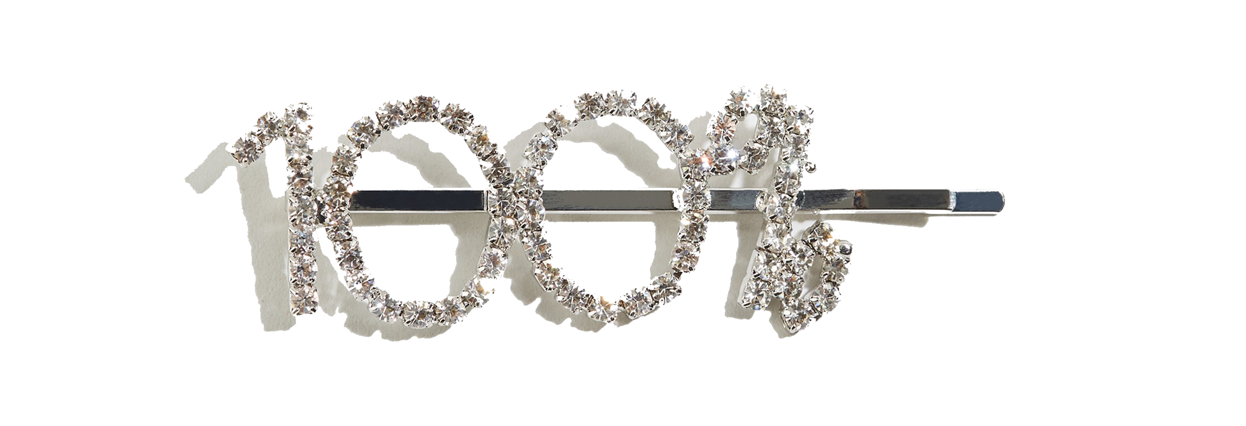 New Look Silver 100% Diamanté Hair Slide