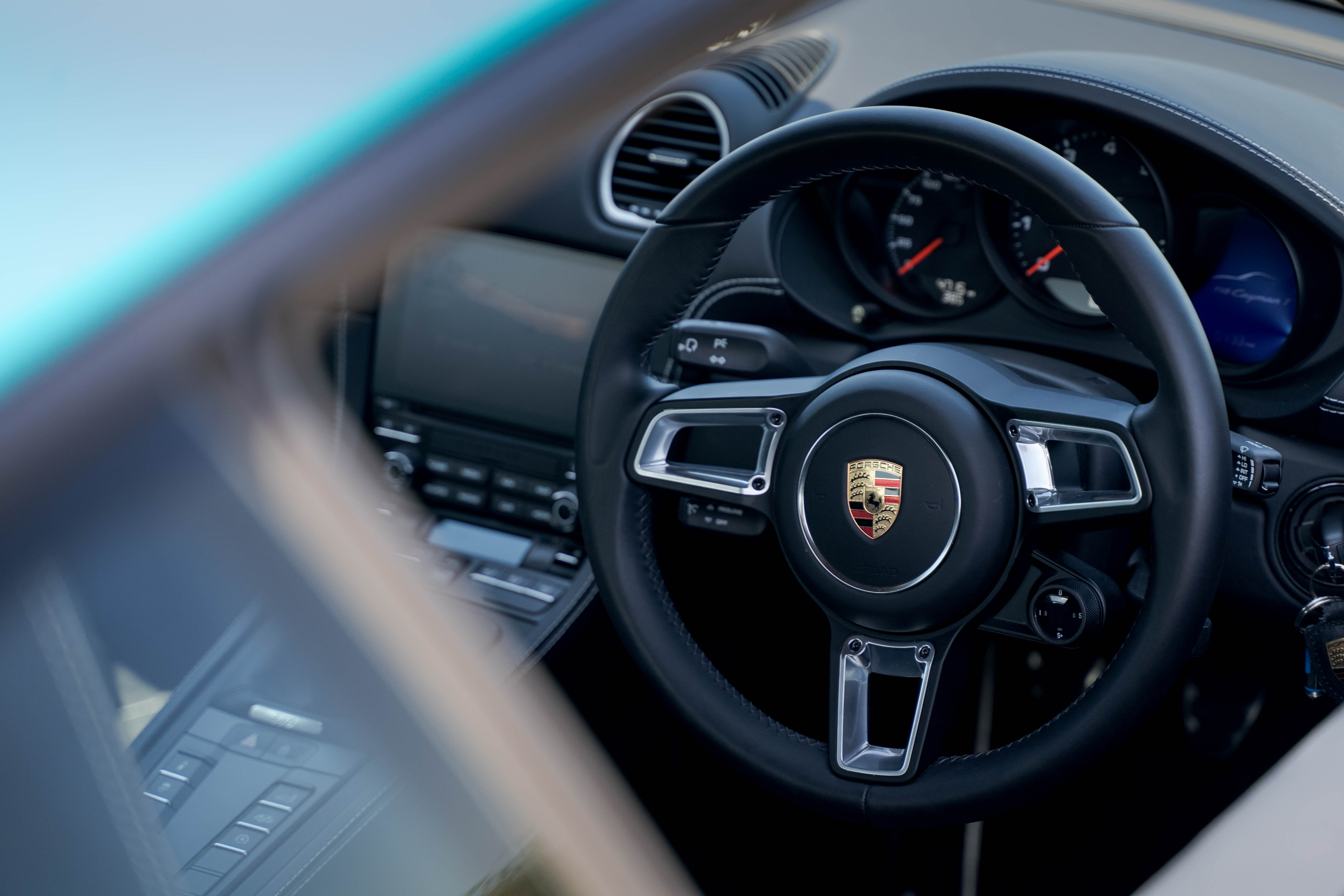 The Porsche's interior remains one of the best on the market 