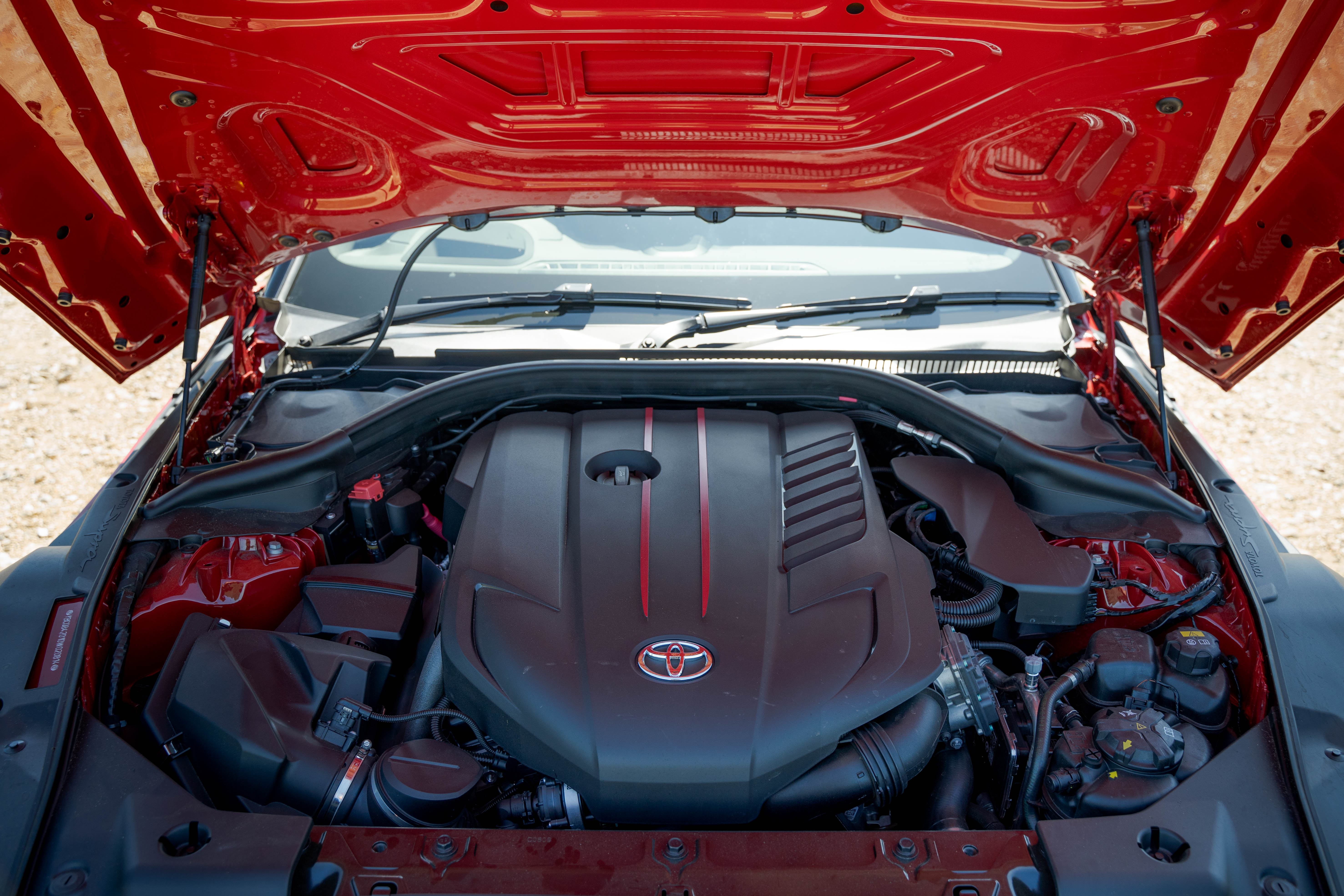 The Supra uses a turbocharged 3.0-litre straight-six engine