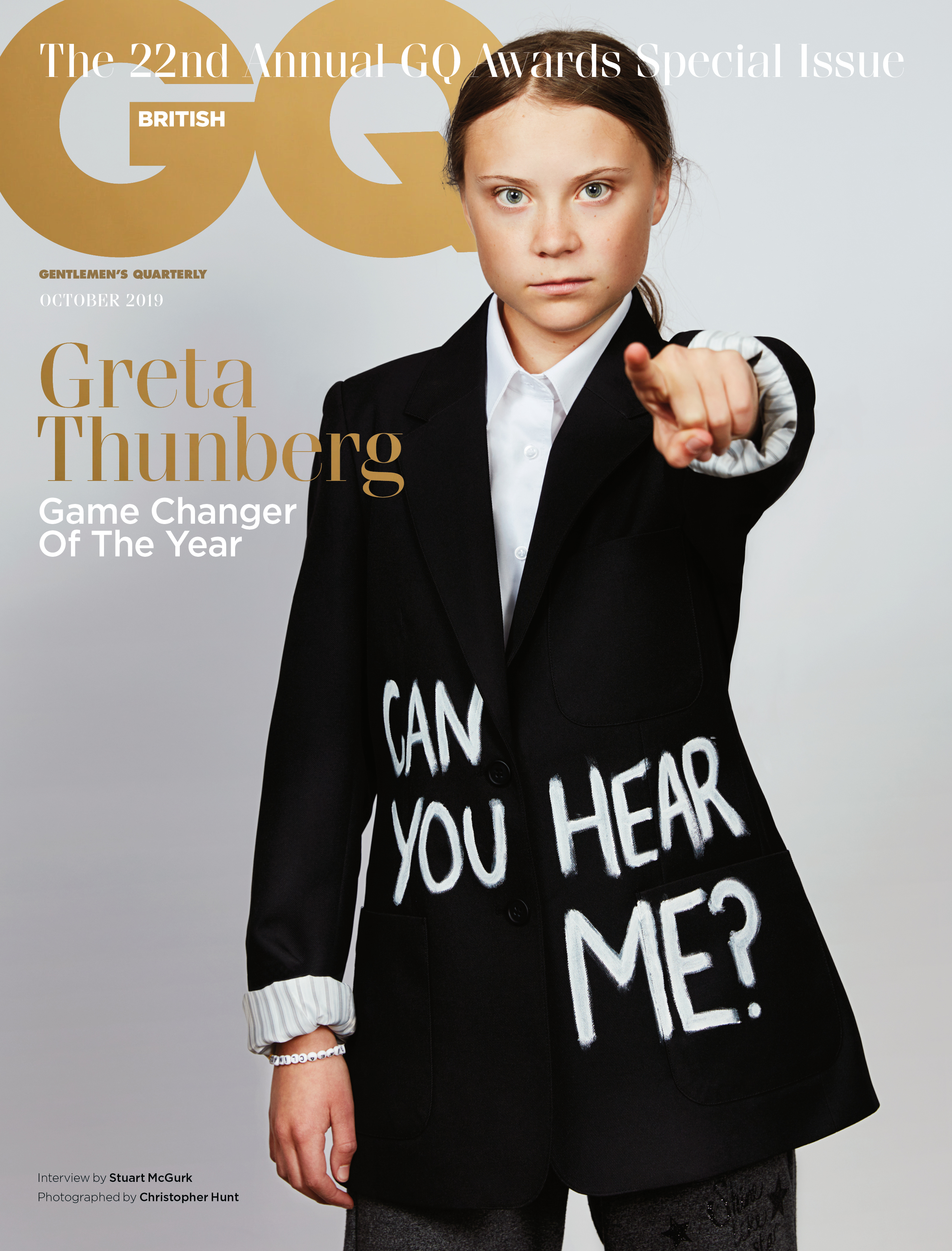 Greta Thunberg on the cover of GQ