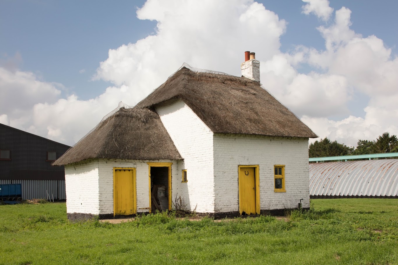 Canary Cottage near Thorney, Peterborough has been given Grade II listed status. (Historic England/ PA)