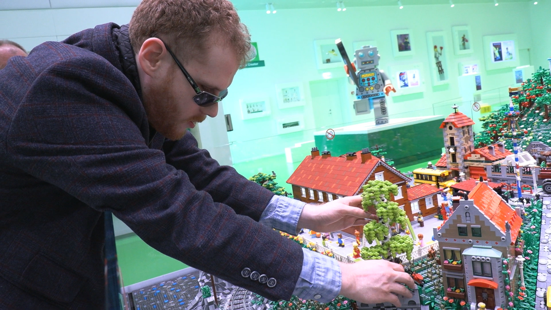 Matthew Shifrin plays Lego