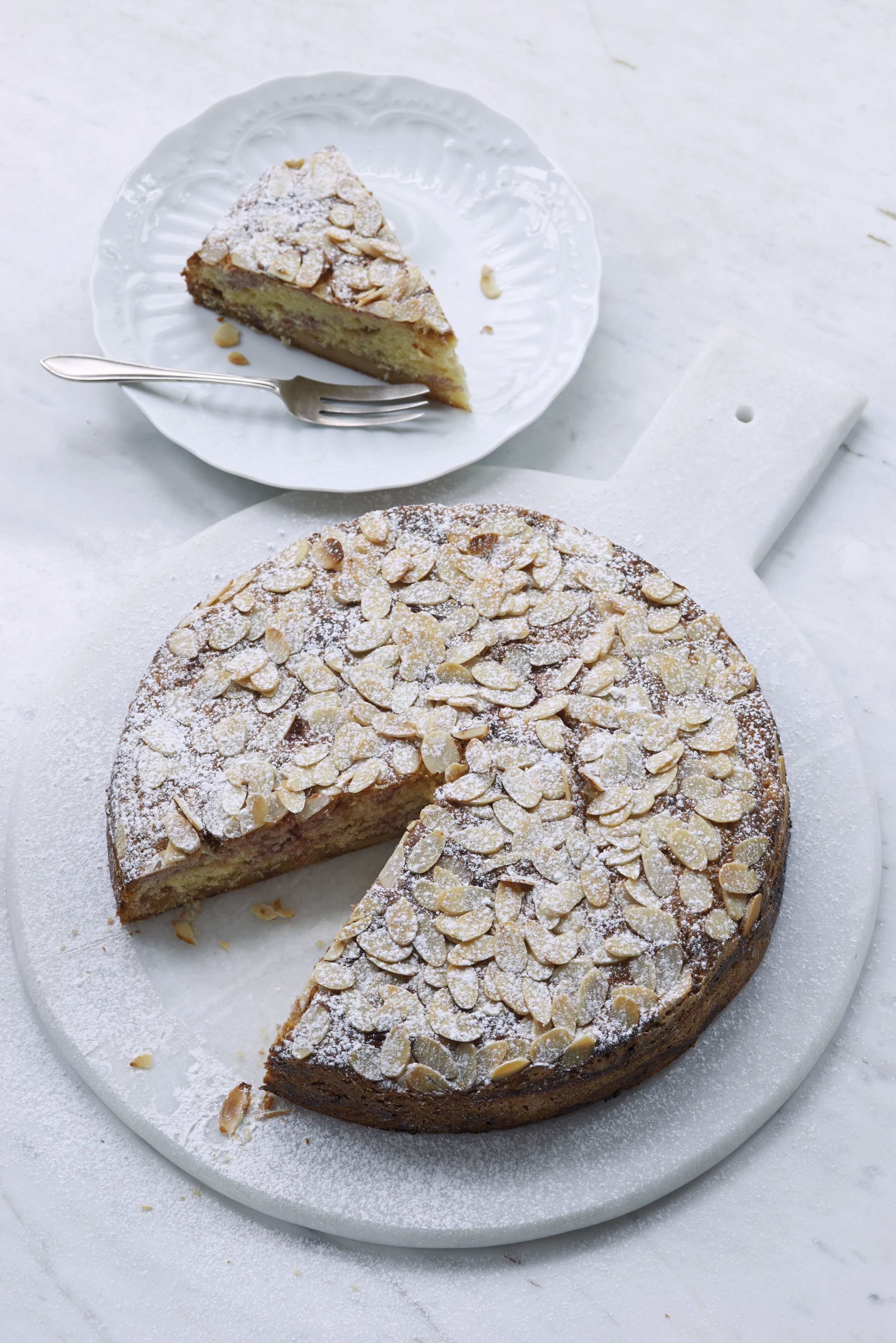 Bakewell sponge cake from Leiths How To Cook Cake by Leith's School of Food and Wine (Quadrille/Peter Cassidy/PA)