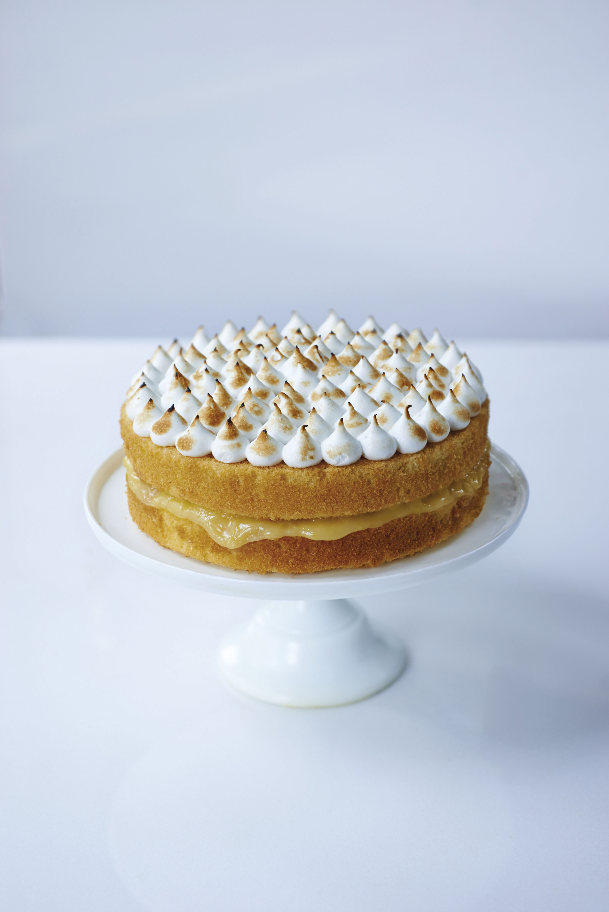 Lemon meringue cake from Leiths How To Cook Cake by Leith's School of Food and Wine (Quadrille/Peter Cassidy/PA)