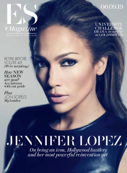 Jennifer Lopez on ES magazine