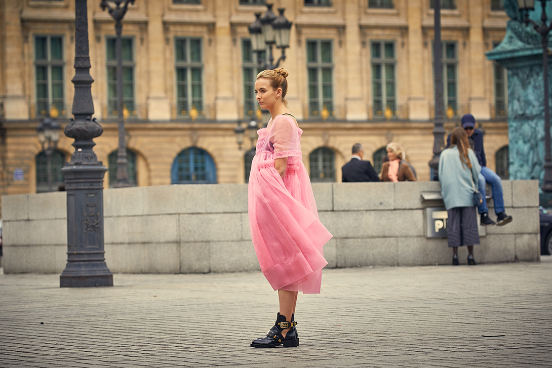 Jodie Comer's pink Killing Eve dress will be on display