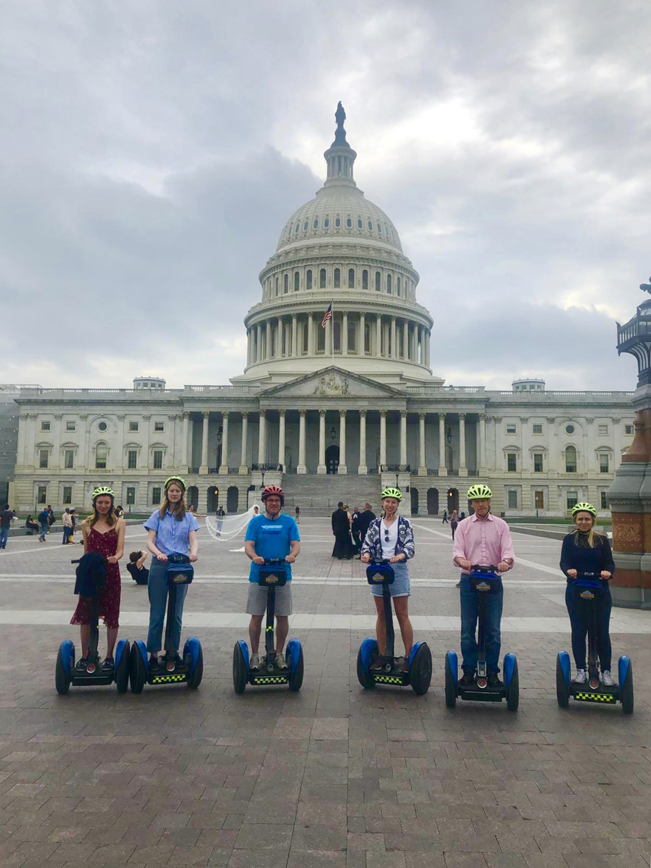 Bike and Roll DC offer guided Segway tours of Washington, DC (Emilia Harris/PA)