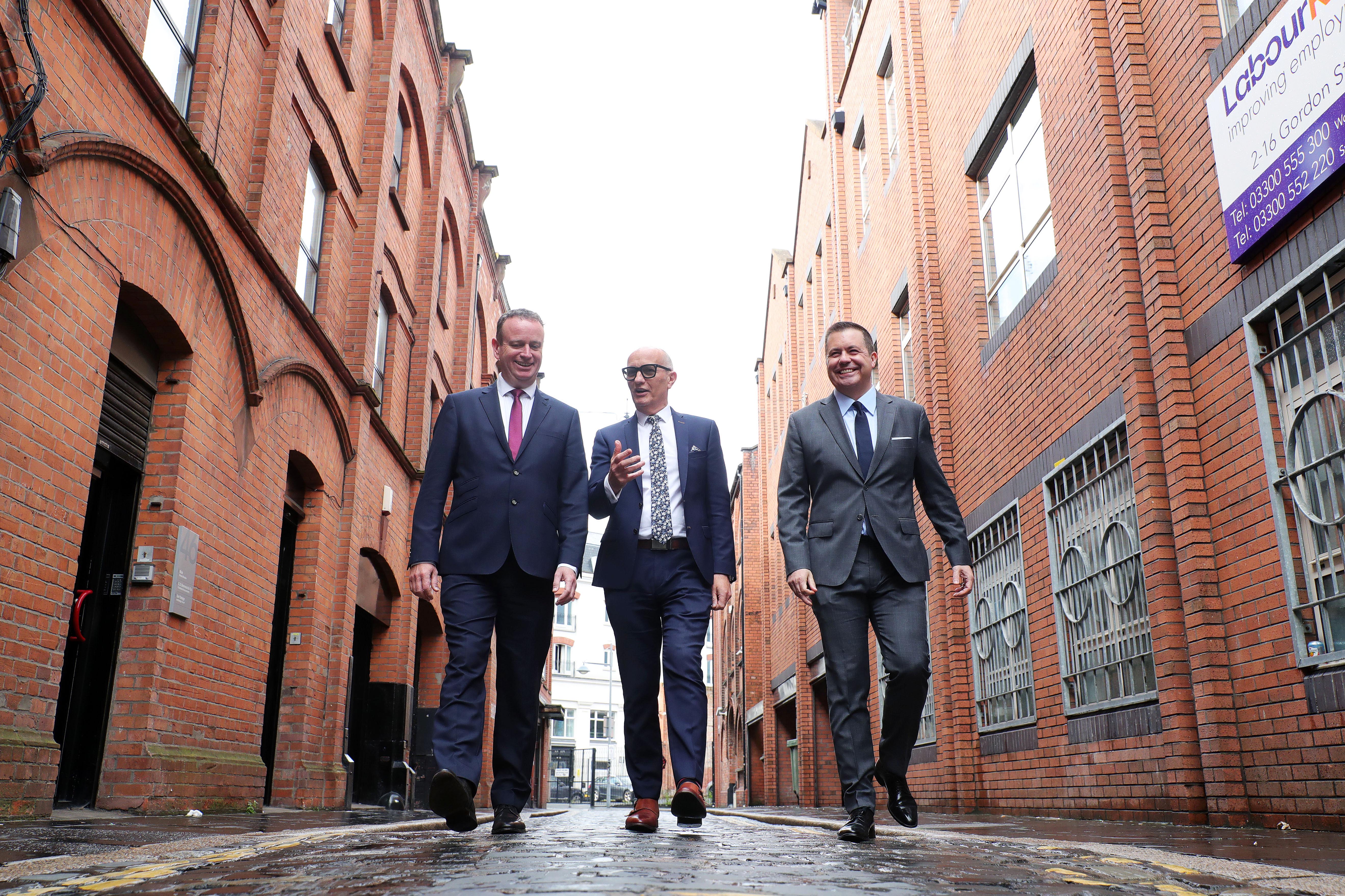 Stephen Kelly, Colin Neill and Glyn Roberts