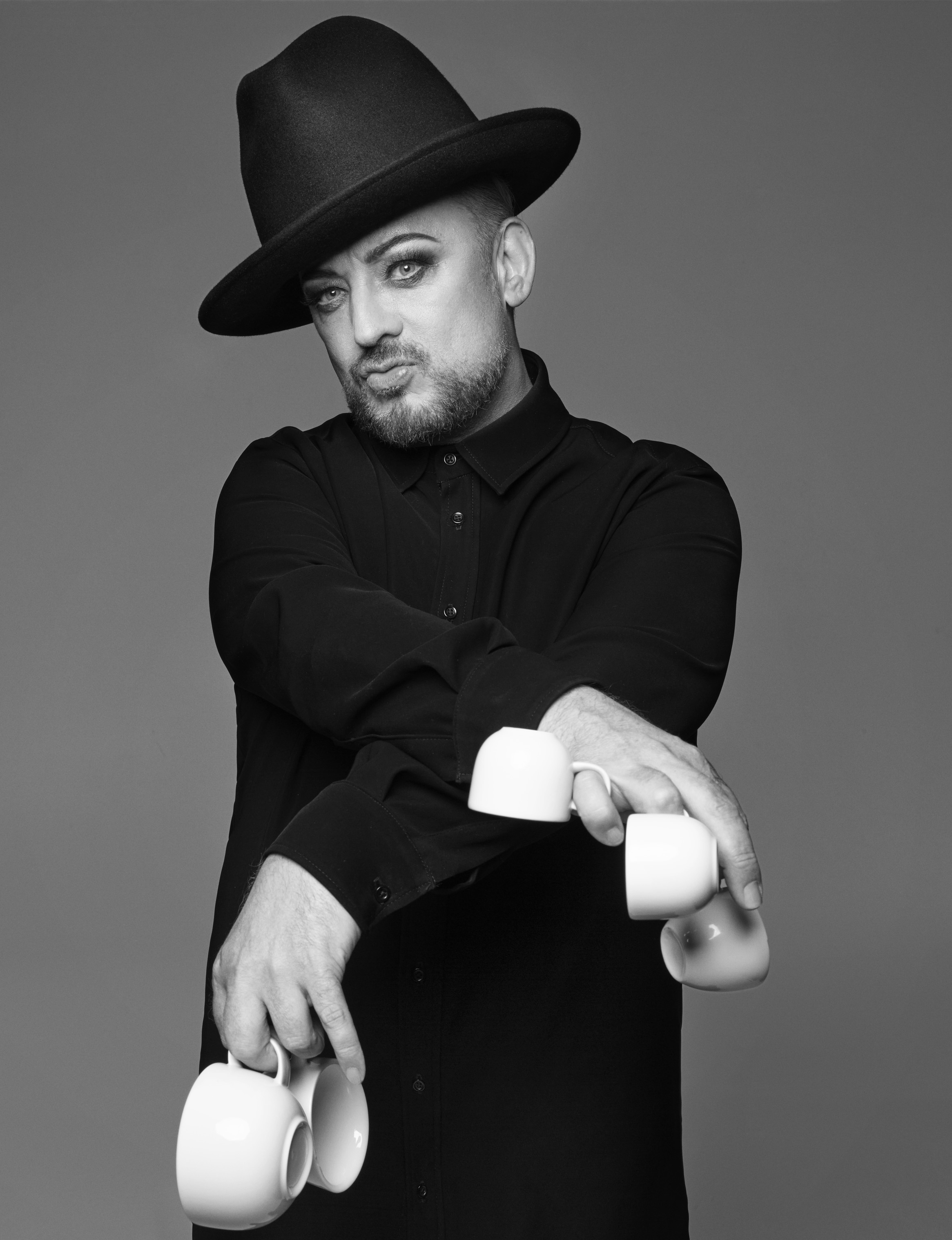 Boy George has been photographed by Rankin 