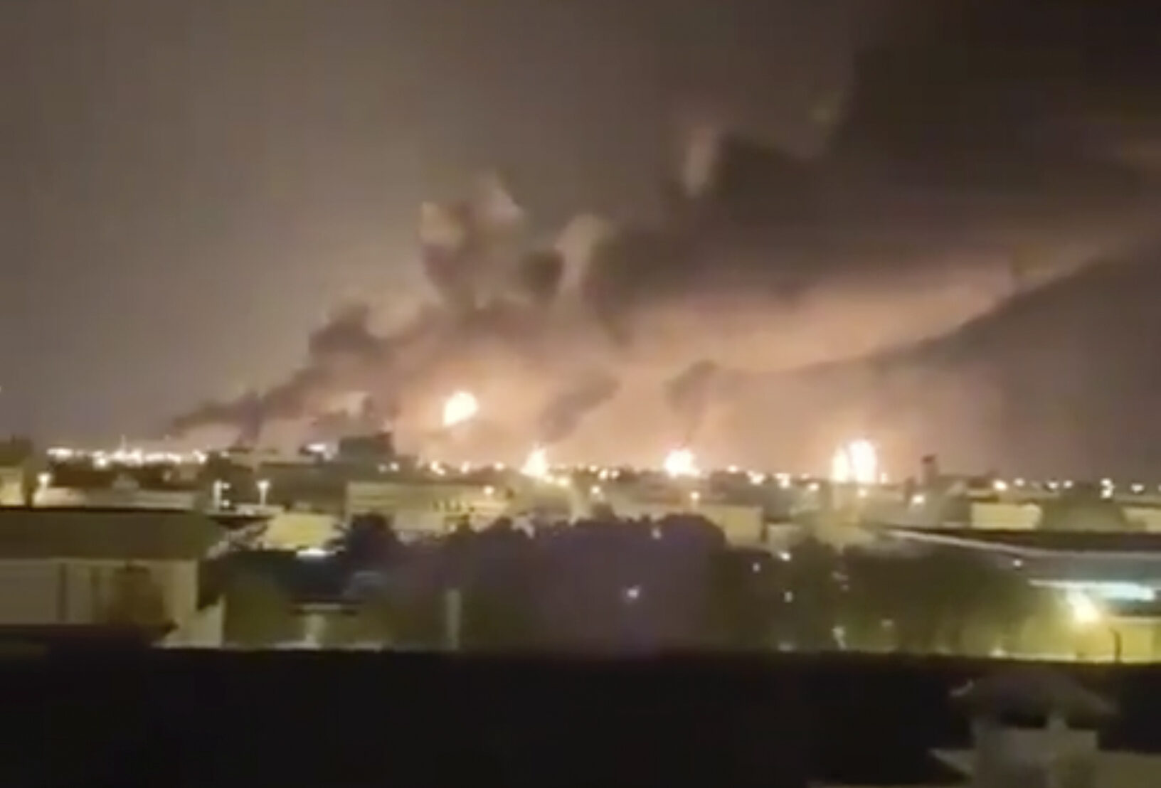 Saudi oil fire