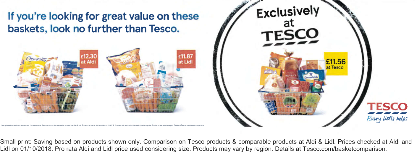 One of the Tesco ads. (ASA/PA)