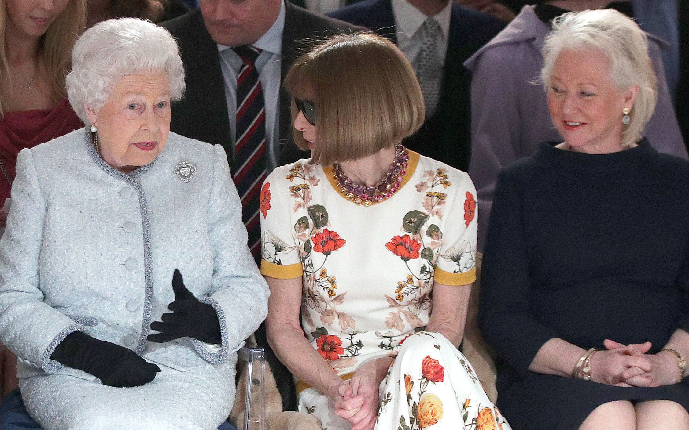 Angela Kelly, the Queen and Anna Wintour