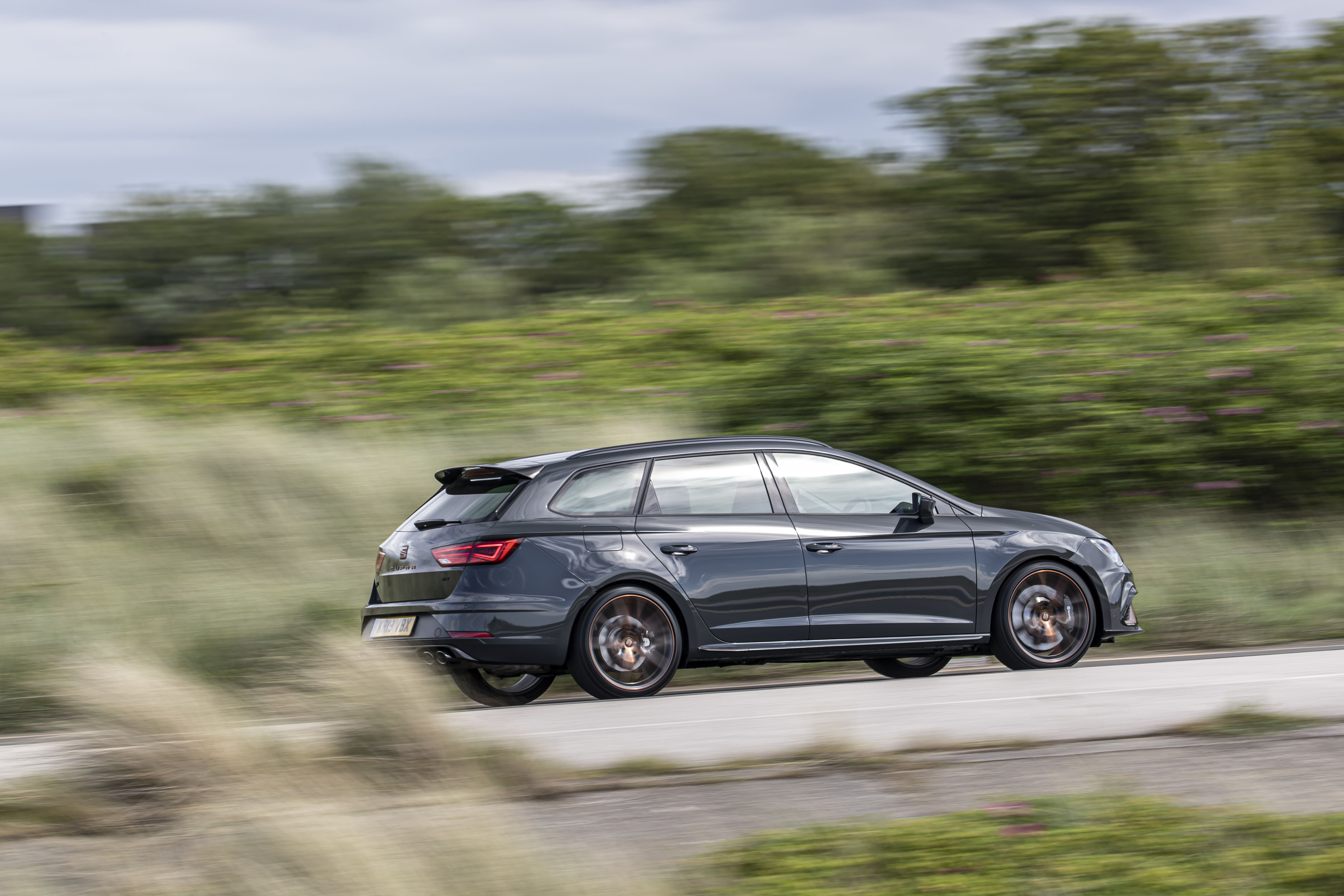 The Cupra R remains compliant even on UK roads